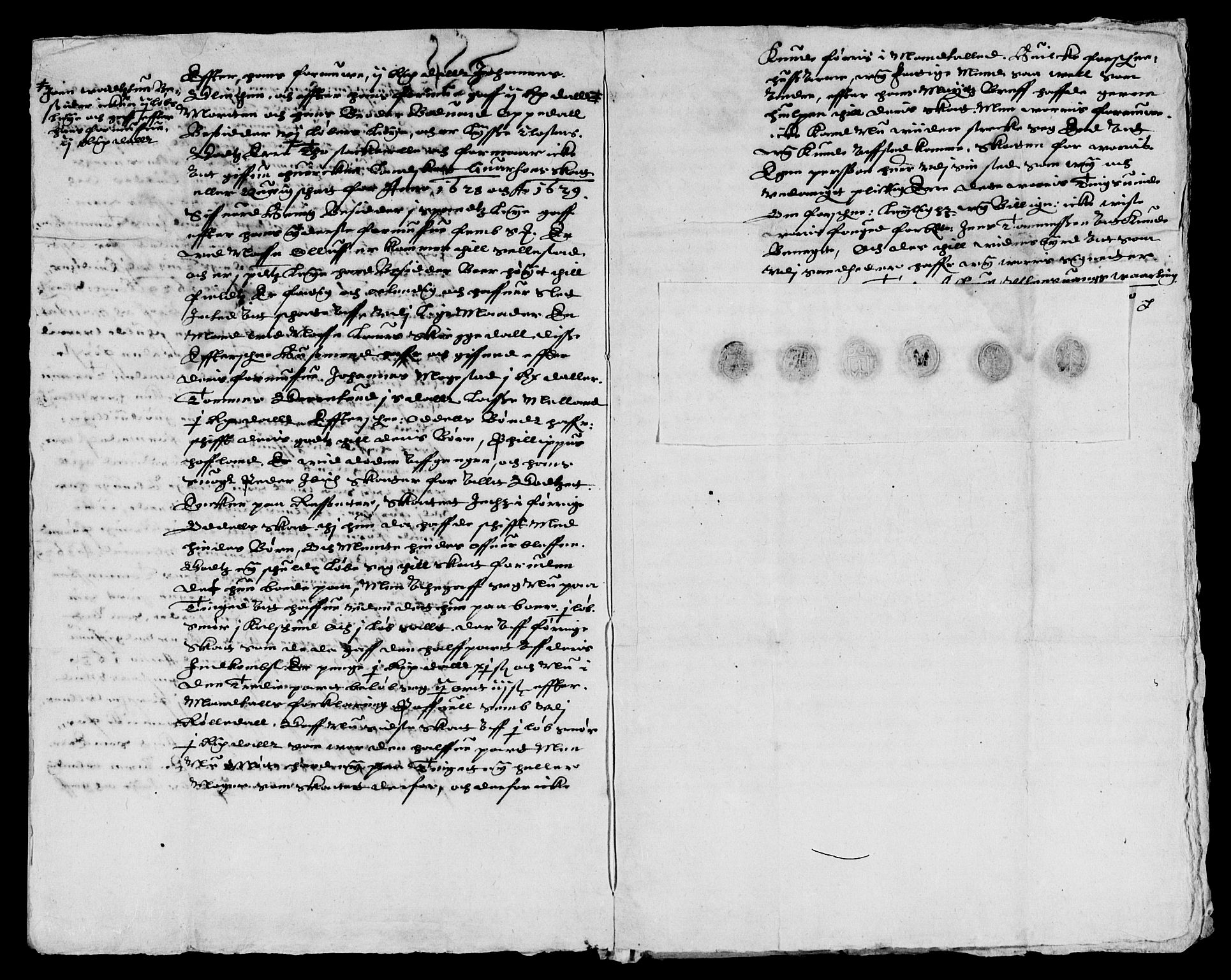 Rentekammeret inntil 1814, Reviderte regnskaper, Lensregnskaper, AV/RA-EA-5023/R/Rb/Rbt/L0050: Bergenhus len, 1628-1629