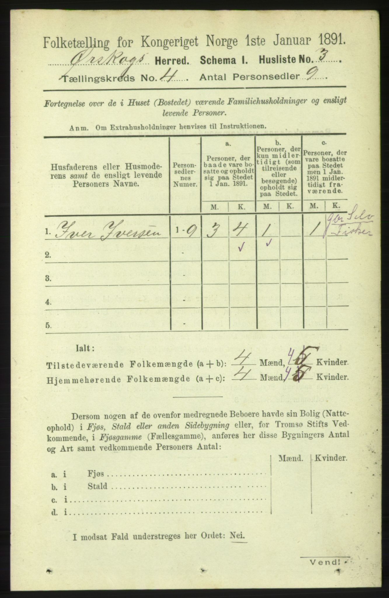 RA, 1891 census for 1527 Ørskog, 1891, p. 1674