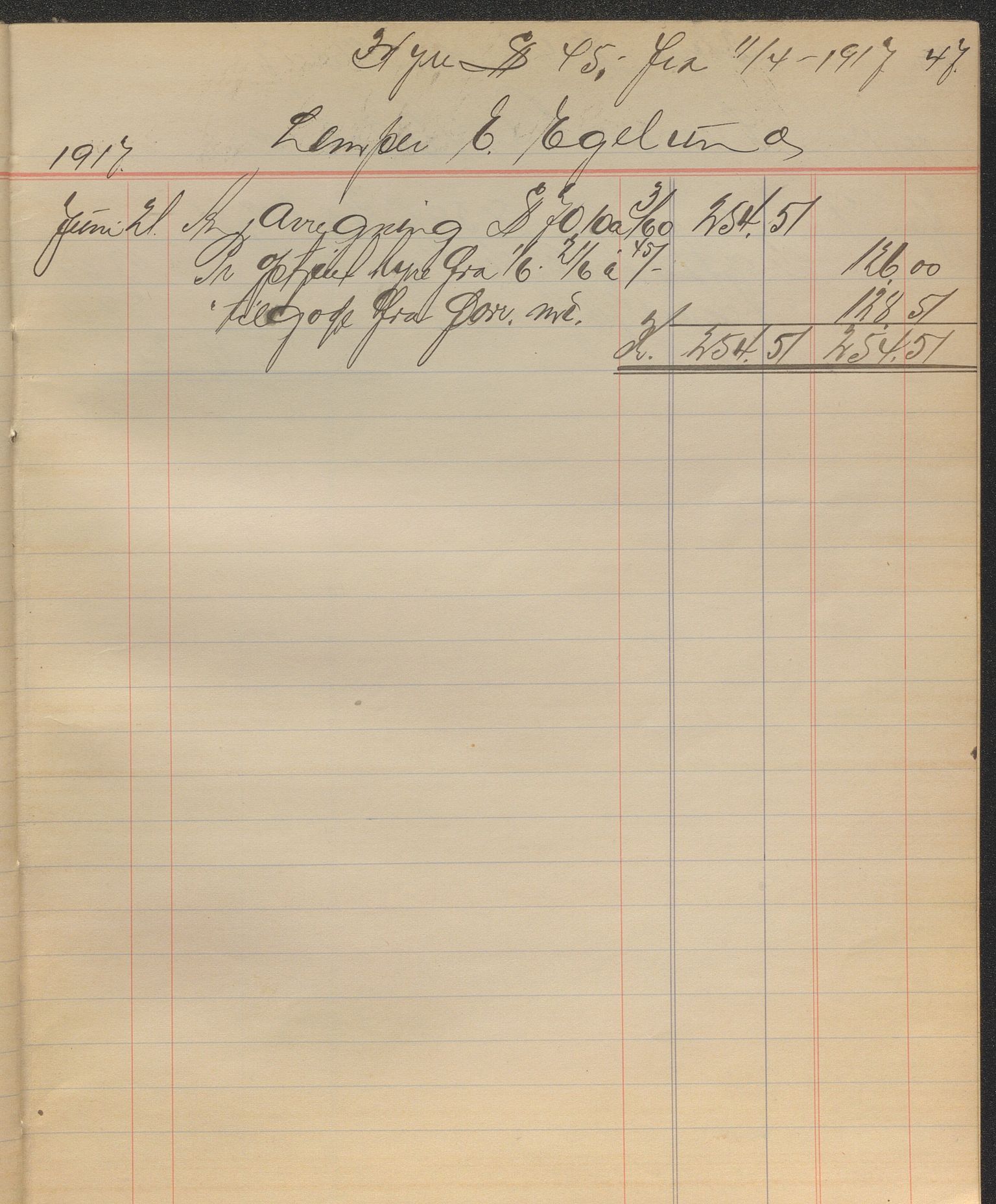 Christian Haaland, HABI/003/H/Hi, 1917-1921, p. 73