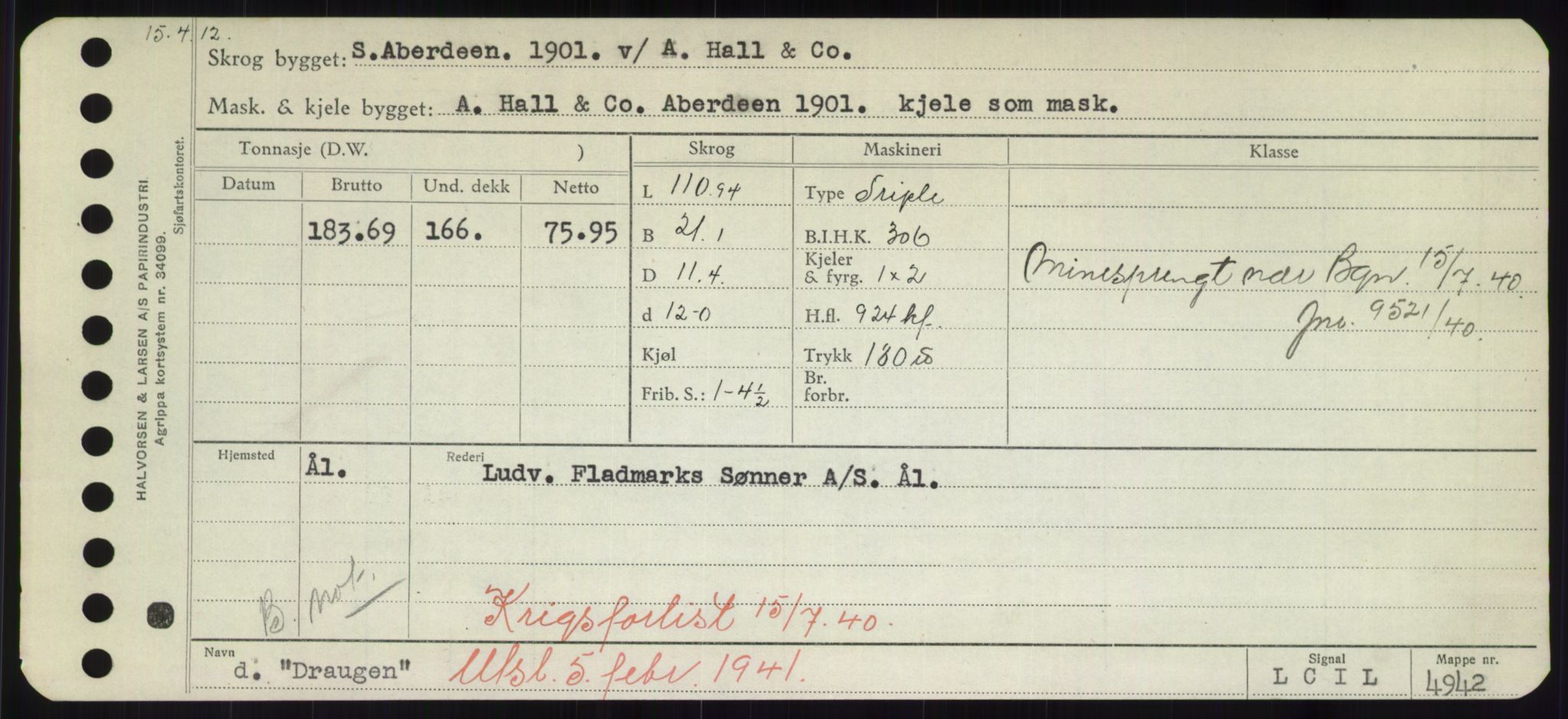 Sjøfartsdirektoratet med forløpere, Skipsmålingen, AV/RA-S-1627/H/Hd/L0008: Fartøy, C-D, p. 631