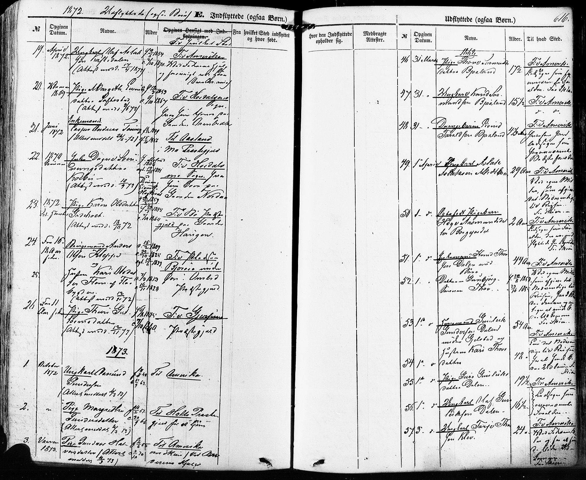 Kviteseid kirkebøker, SAKO/A-276/F/Fa/L0007: Parish register (official) no. I 7, 1859-1881, p. 616