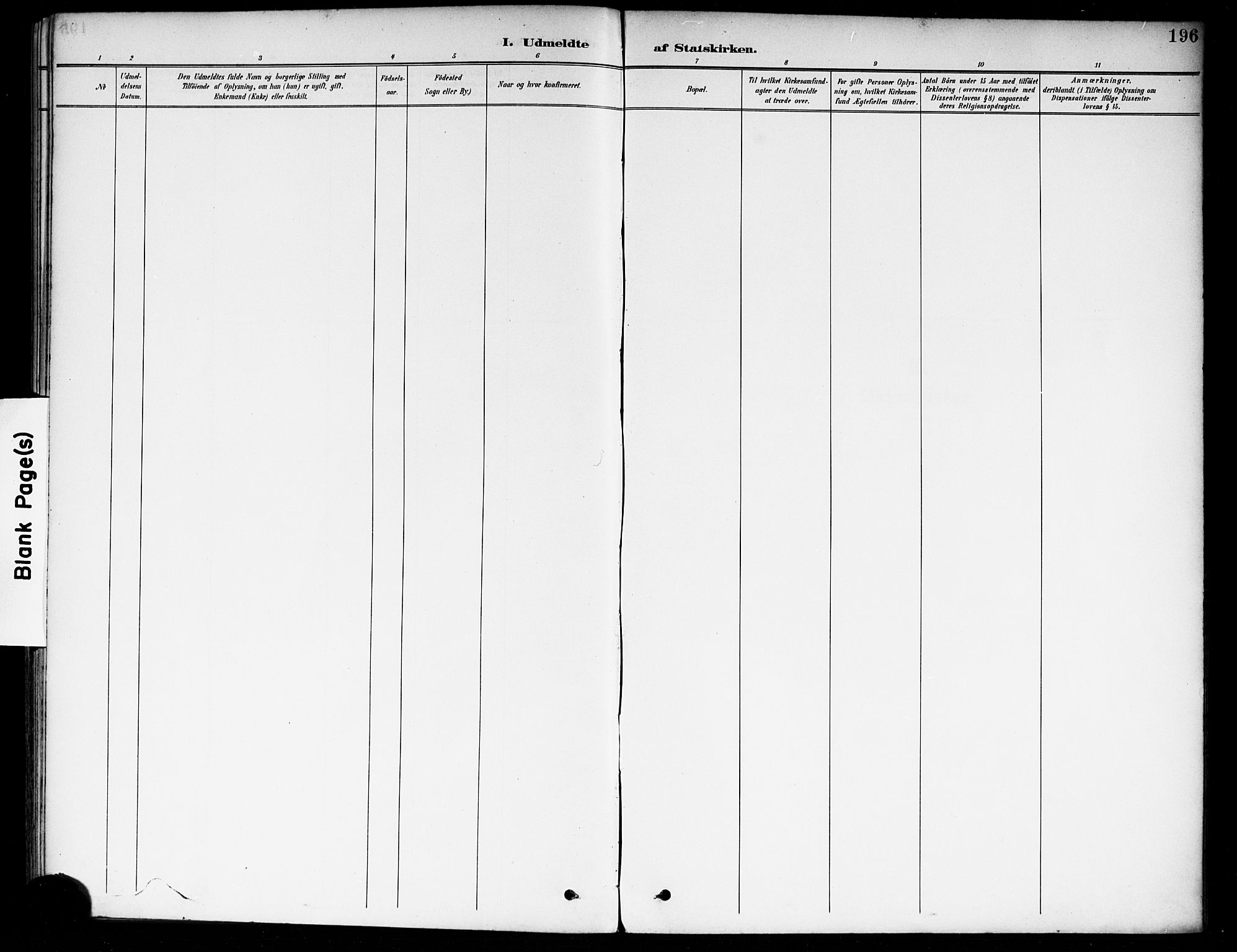 Fet prestekontor Kirkebøker, AV/SAO-A-10370a/F/Fa/L0015: Parish register (official) no. I 15, 1892-1904, p. 196