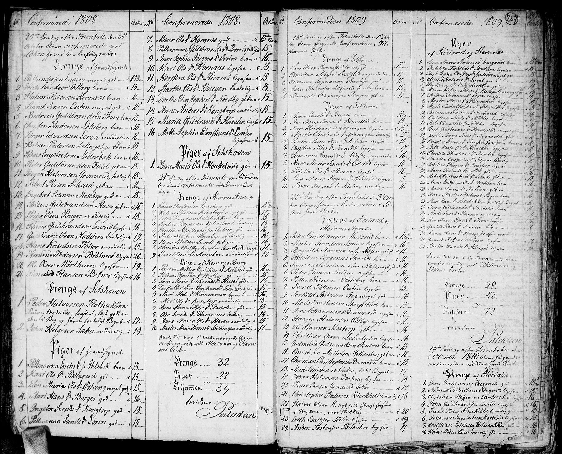 Høland prestekontor Kirkebøker, SAO/A-10346a/F/Fa/L0006: Parish register (official) no. I 6, 1794-1814, p. 257