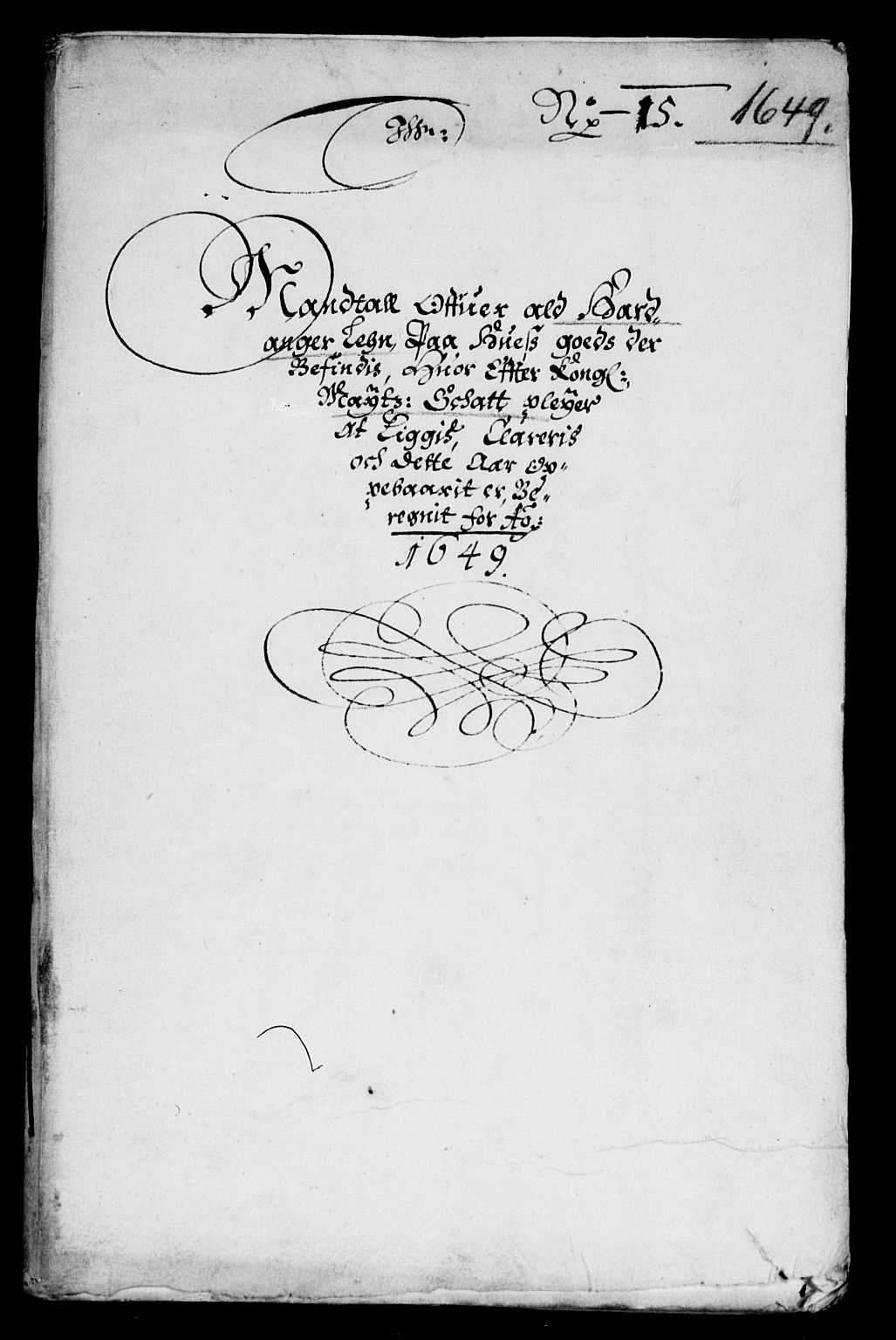 Rentekammeret inntil 1814, Reviderte regnskaper, Lensregnskaper, RA/EA-5023/R/Rb/Rbt/L0116: Bergenhus len, 1649-1651