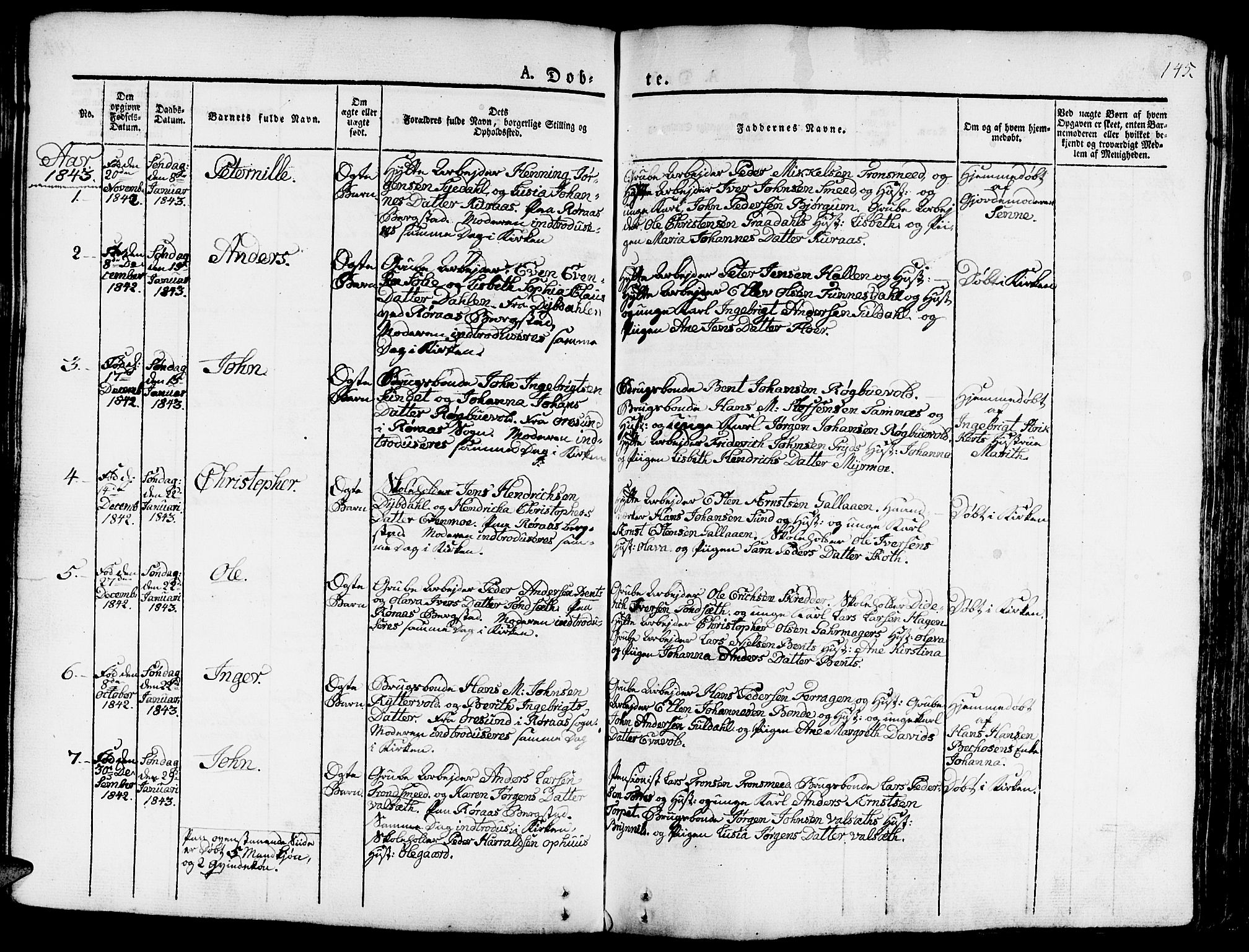 Ministerialprotokoller, klokkerbøker og fødselsregistre - Sør-Trøndelag, SAT/A-1456/681/L0938: Parish register (copy) no. 681C02, 1829-1879, p. 145