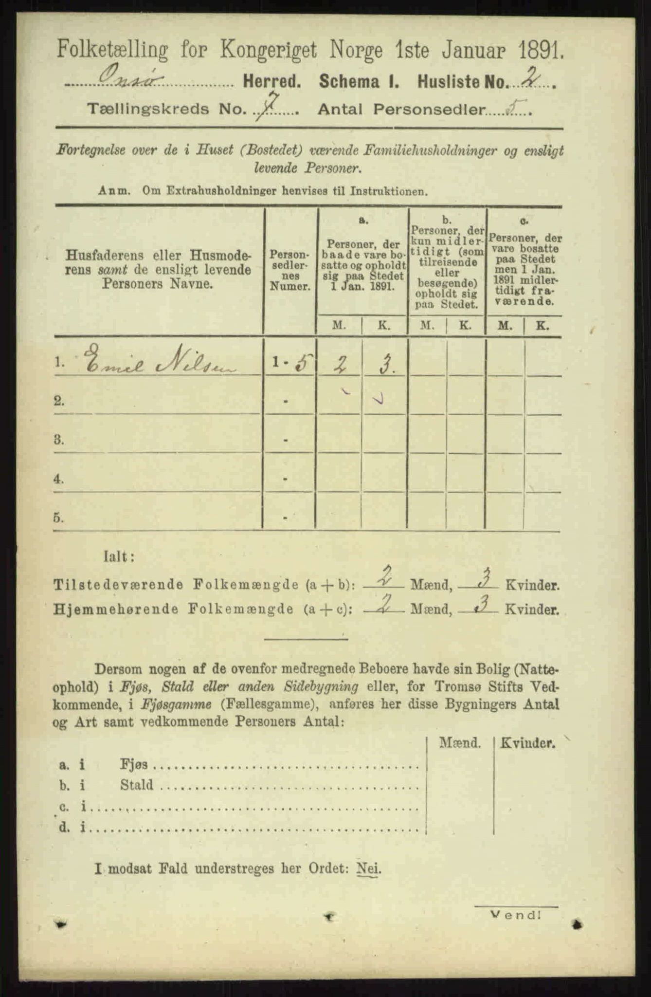 RA, 1891 census for 0134 Onsøy, 1891, p. 6364