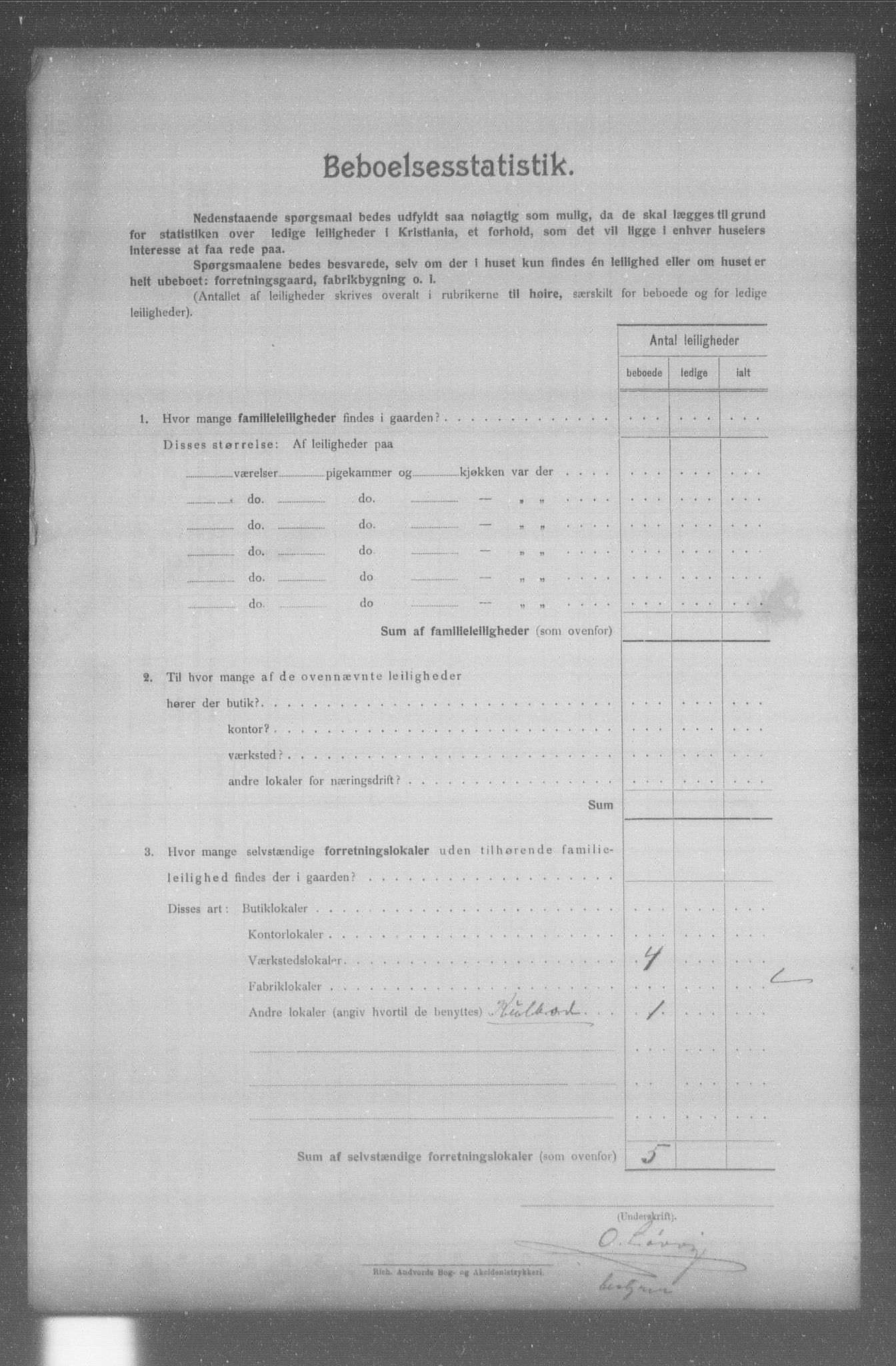 OBA, Municipal Census 1904 for Kristiania, 1904, p. 9669