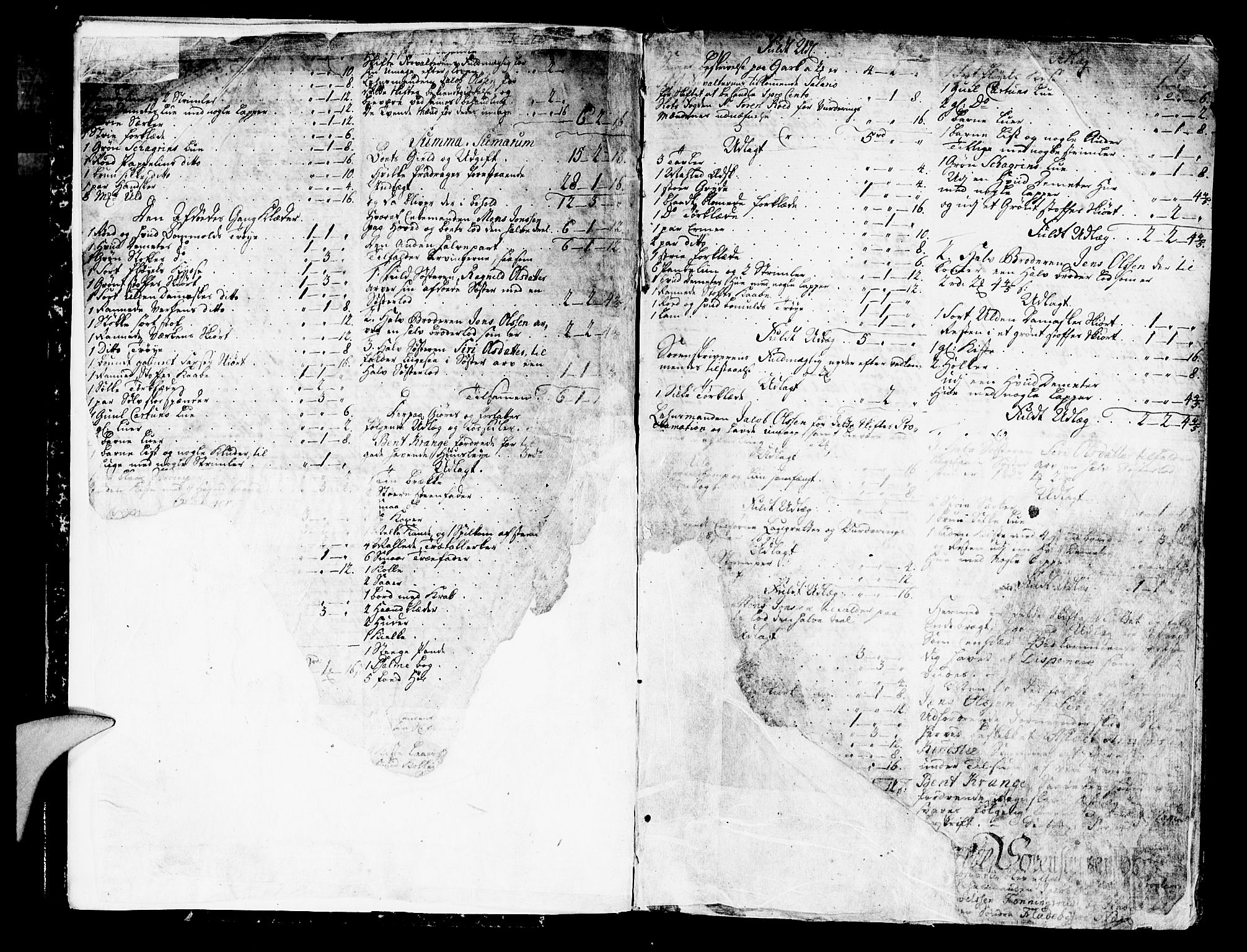 Follo sorenskriveri, AV/SAO-A-10274/H/Hb/L0007: Skifteprotokoll, 1764-1774, p. 3b-4a