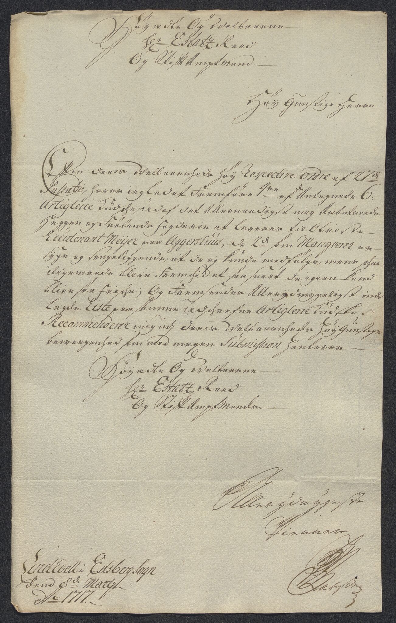 Kristiania stiftamt, SAO/A-10386/E/Ed/Ede/L0006: Fogder, 1717, p. 151