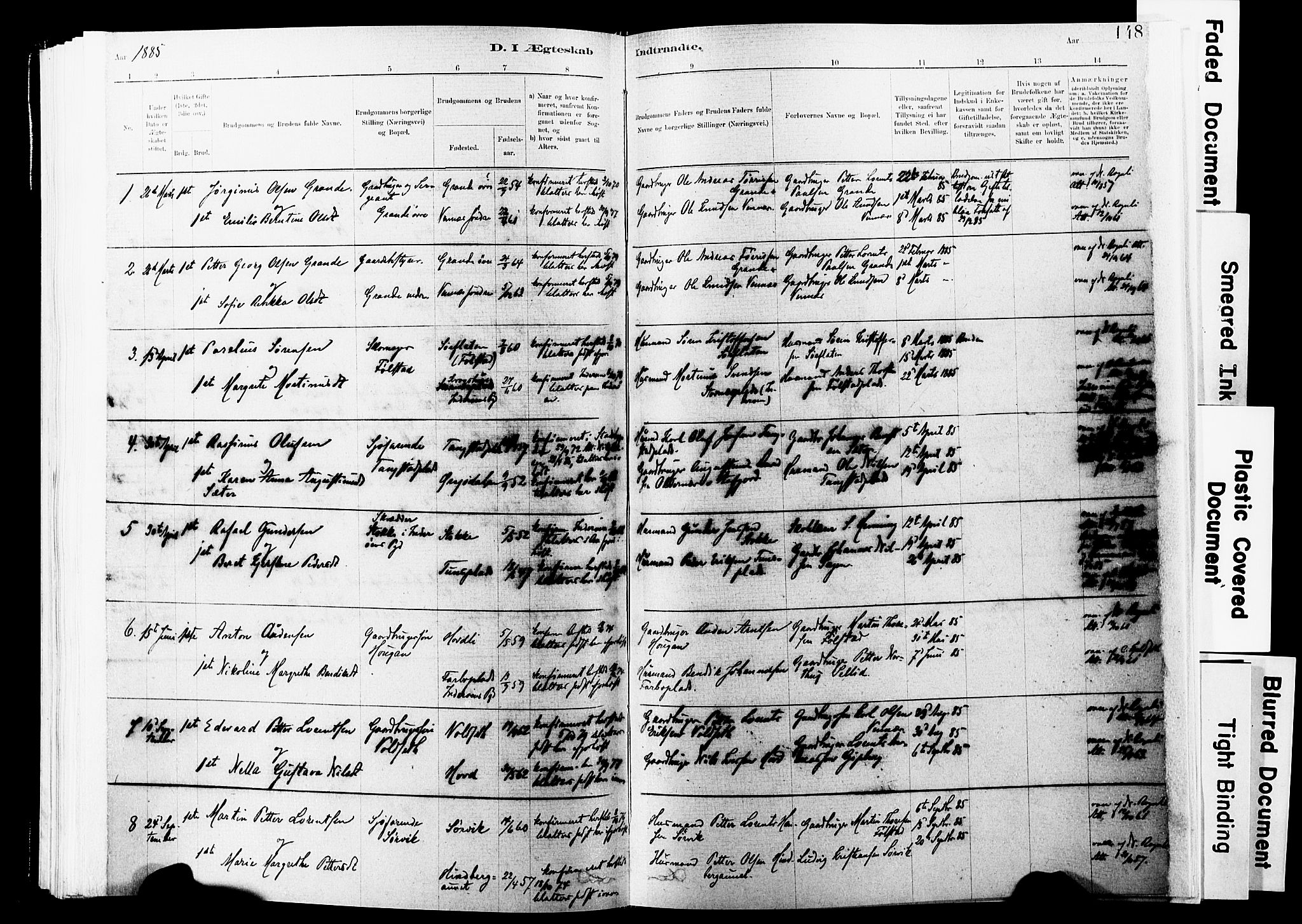 Ministerialprotokoller, klokkerbøker og fødselsregistre - Nord-Trøndelag, SAT/A-1458/744/L0420: Parish register (official) no. 744A04, 1882-1904, p. 148
