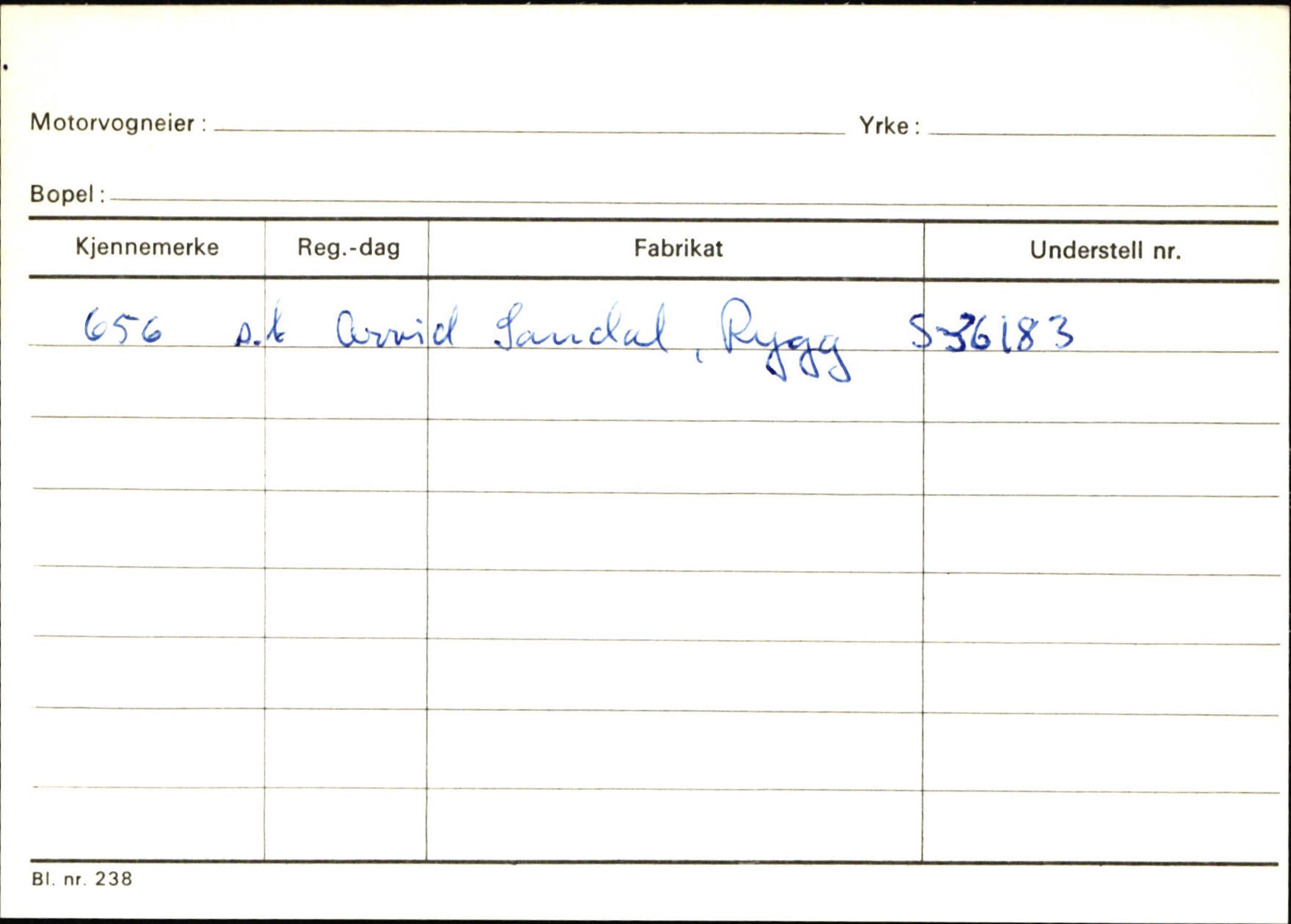 Statens vegvesen, Sogn og Fjordane vegkontor, SAB/A-5301/4/F/L0131: Eigarregister Høyanger P-Å. Stryn S-Å, 1945-1975, p. 967