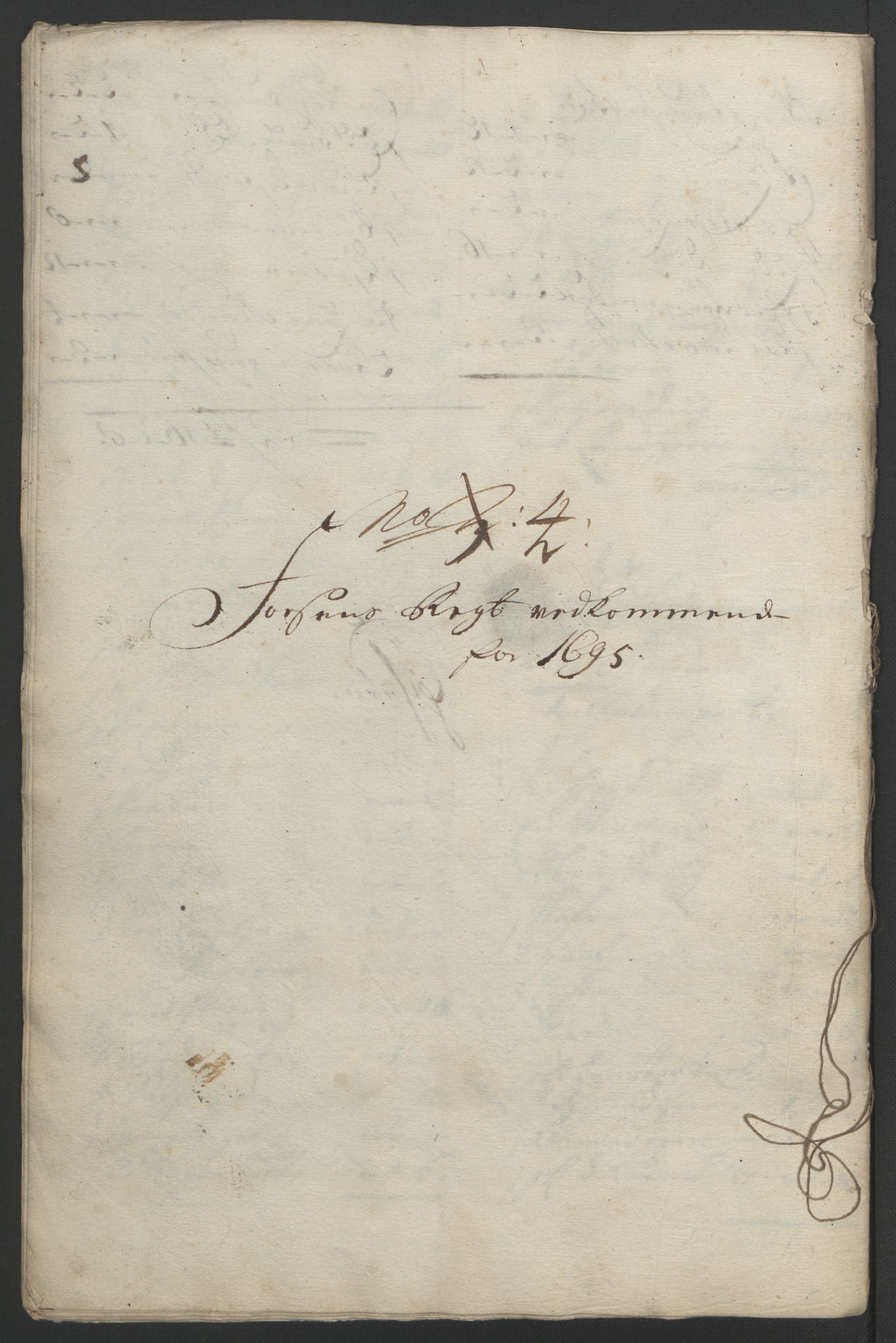 Rentekammeret inntil 1814, Reviderte regnskaper, Fogderegnskap, AV/RA-EA-4092/R57/L3851: Fogderegnskap Fosen, 1695-1696, p. 157