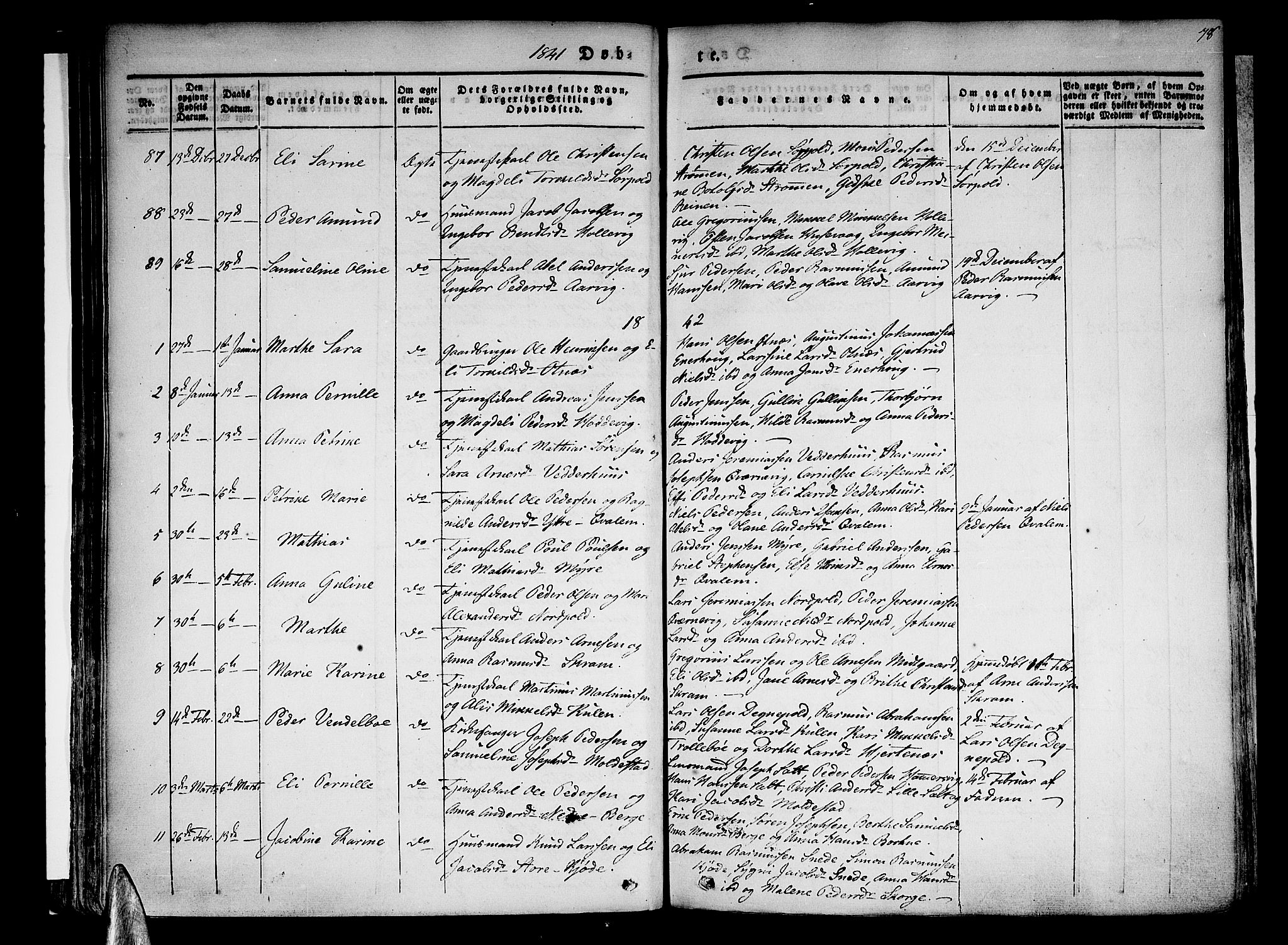 Selje sokneprestembete, SAB/A-99938/H/Ha/Haa/Haaa: Parish register (official) no. A 9, 1829-1844, p. 78