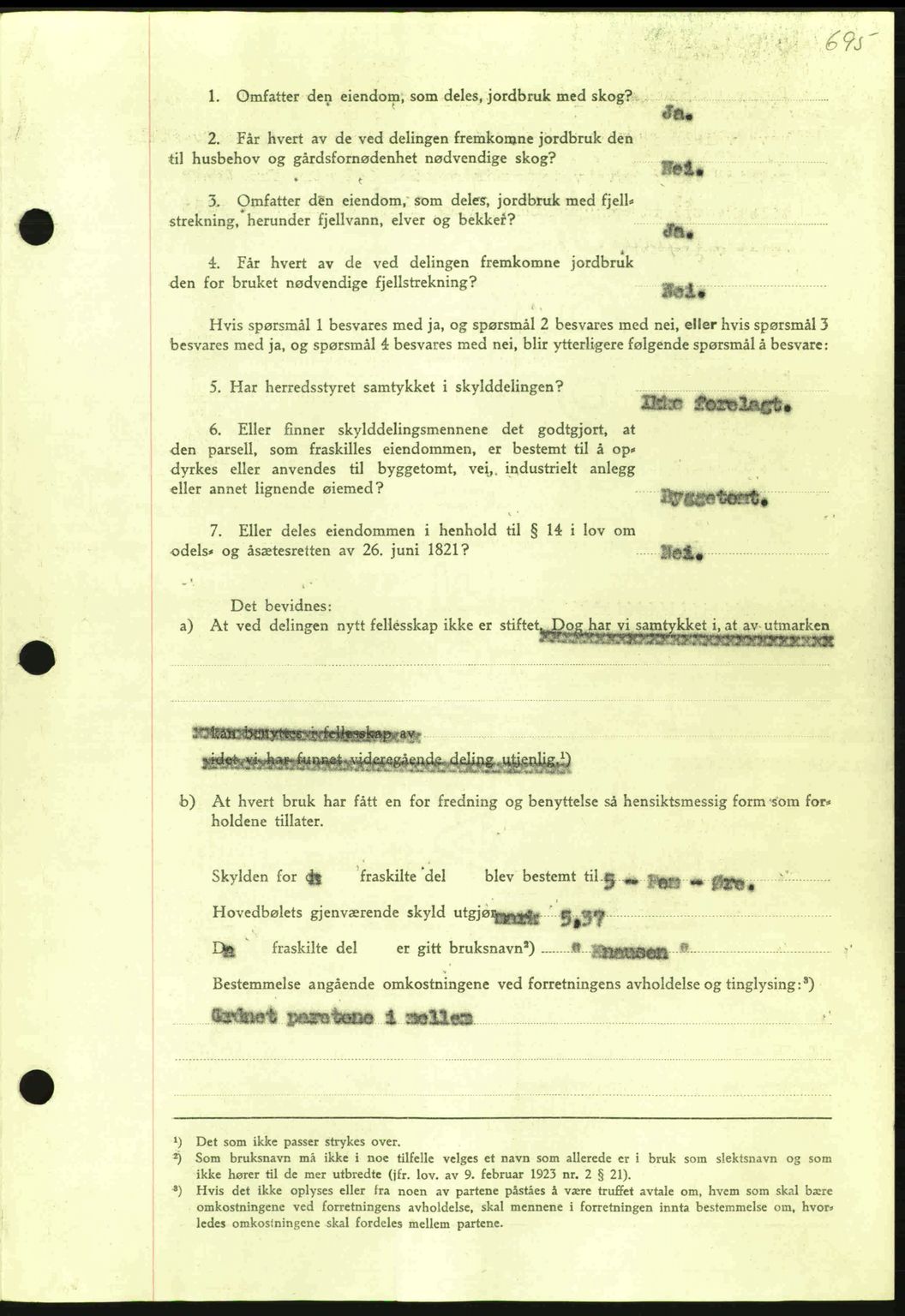 Nordmøre sorenskriveri, AV/SAT-A-4132/1/2/2Ca: Mortgage book no. A92, 1942-1942, Diary no: : 1281/1942