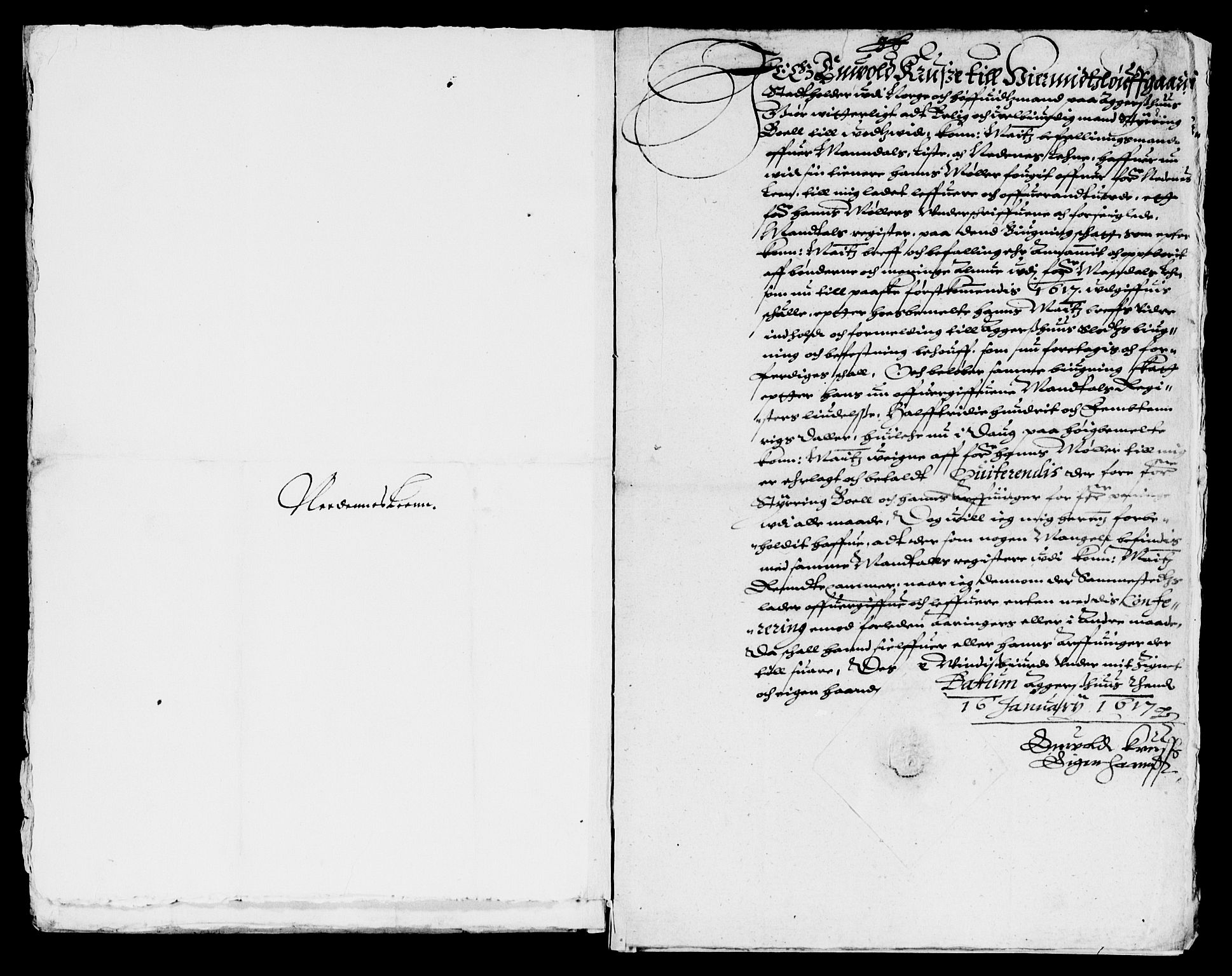 Rentekammeret inntil 1814, Reviderte regnskaper, Lensregnskaper, AV/RA-EA-5023/R/Rb/Rbq/L0011: Nedenes len. Mandals len. Råbyggelag., 1618-1620