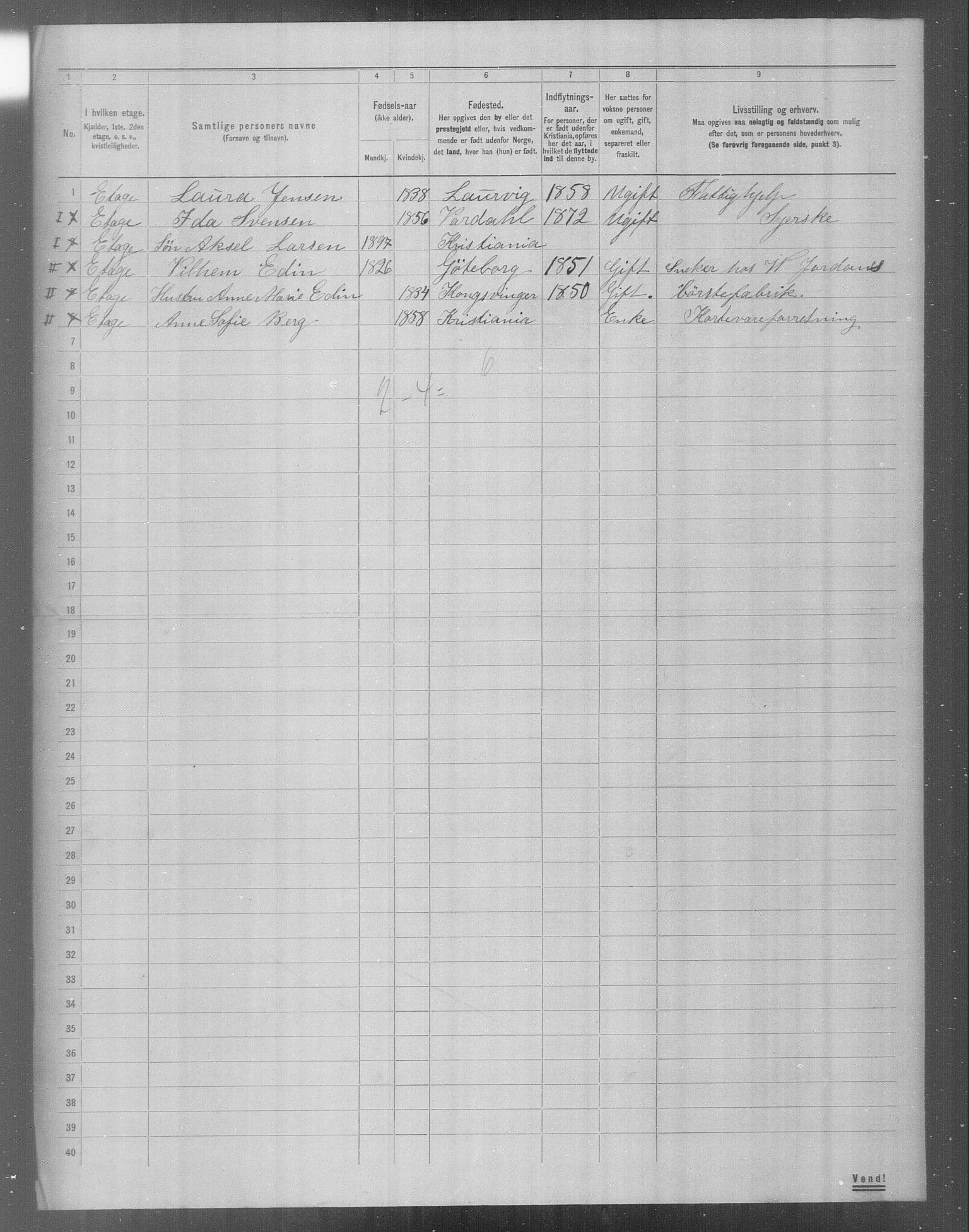 OBA, Municipal Census 1904 for Kristiania, 1904, p. 20229