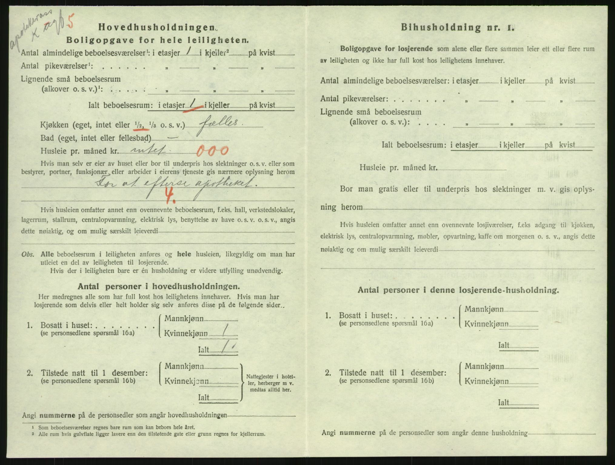 SAK, 1920 census for Lillesand, 1920, p. 702