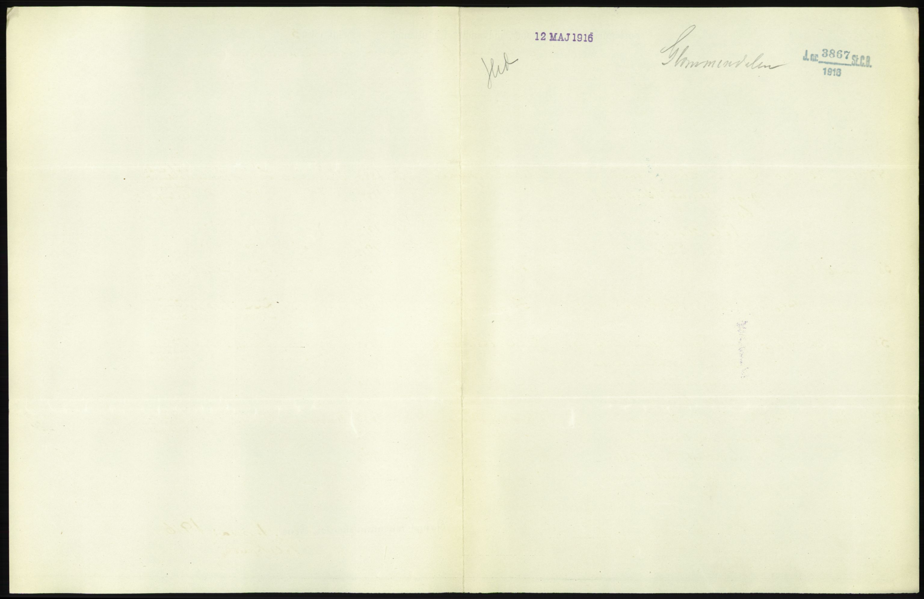 Statistisk sentralbyrå, Sosioøkonomiske emner, Folketellinger, boliger og boforhold, AV/RA-S-2231/F/Fa/L0001: Innvandring. Navn/fylkesvis, 1915, p. 267