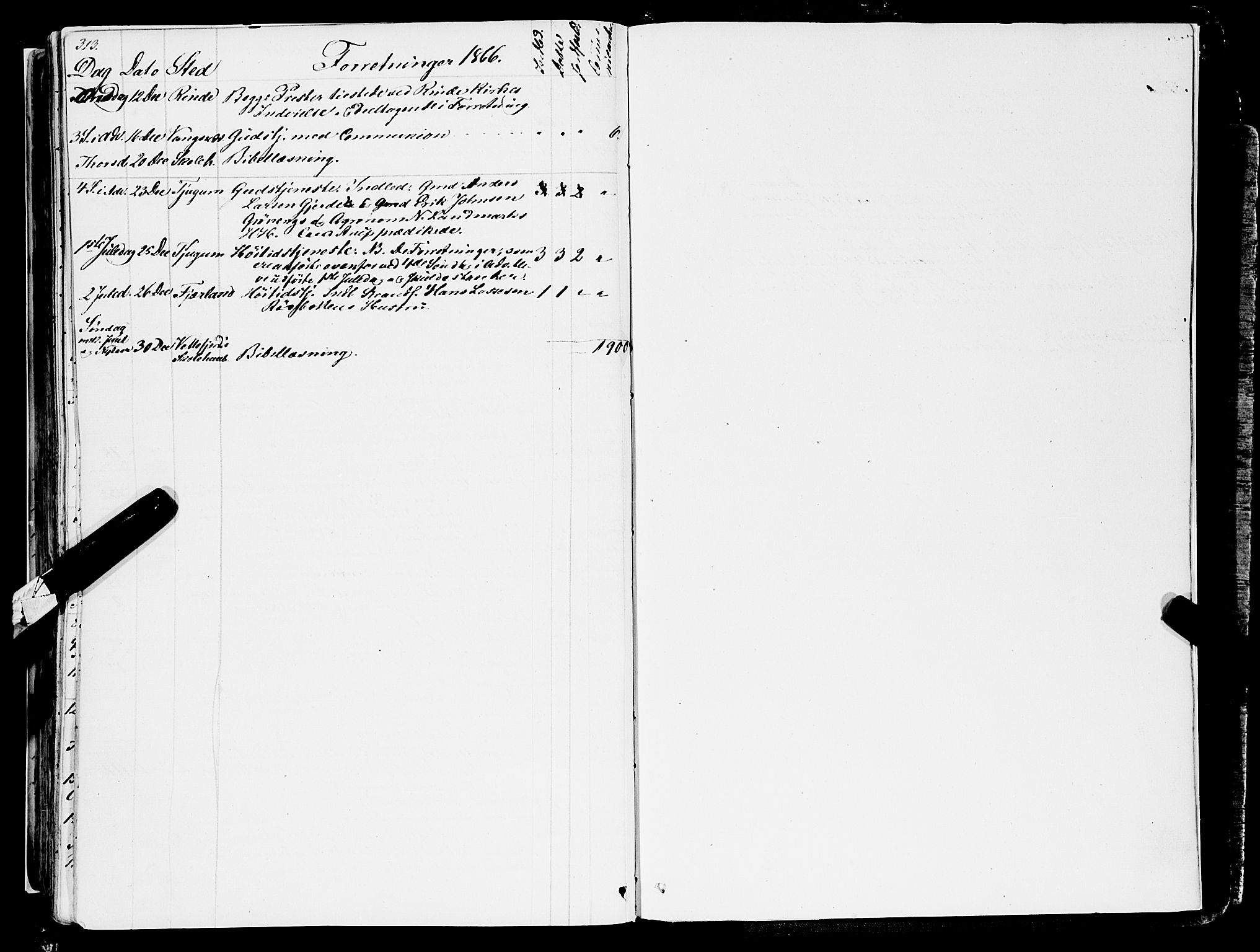 Balestrand sokneprestembete, AV/SAB-A-79601/H/Haa/Haaa/L0002: Parish register (official) no. A 2, 1847-1866, p. 313