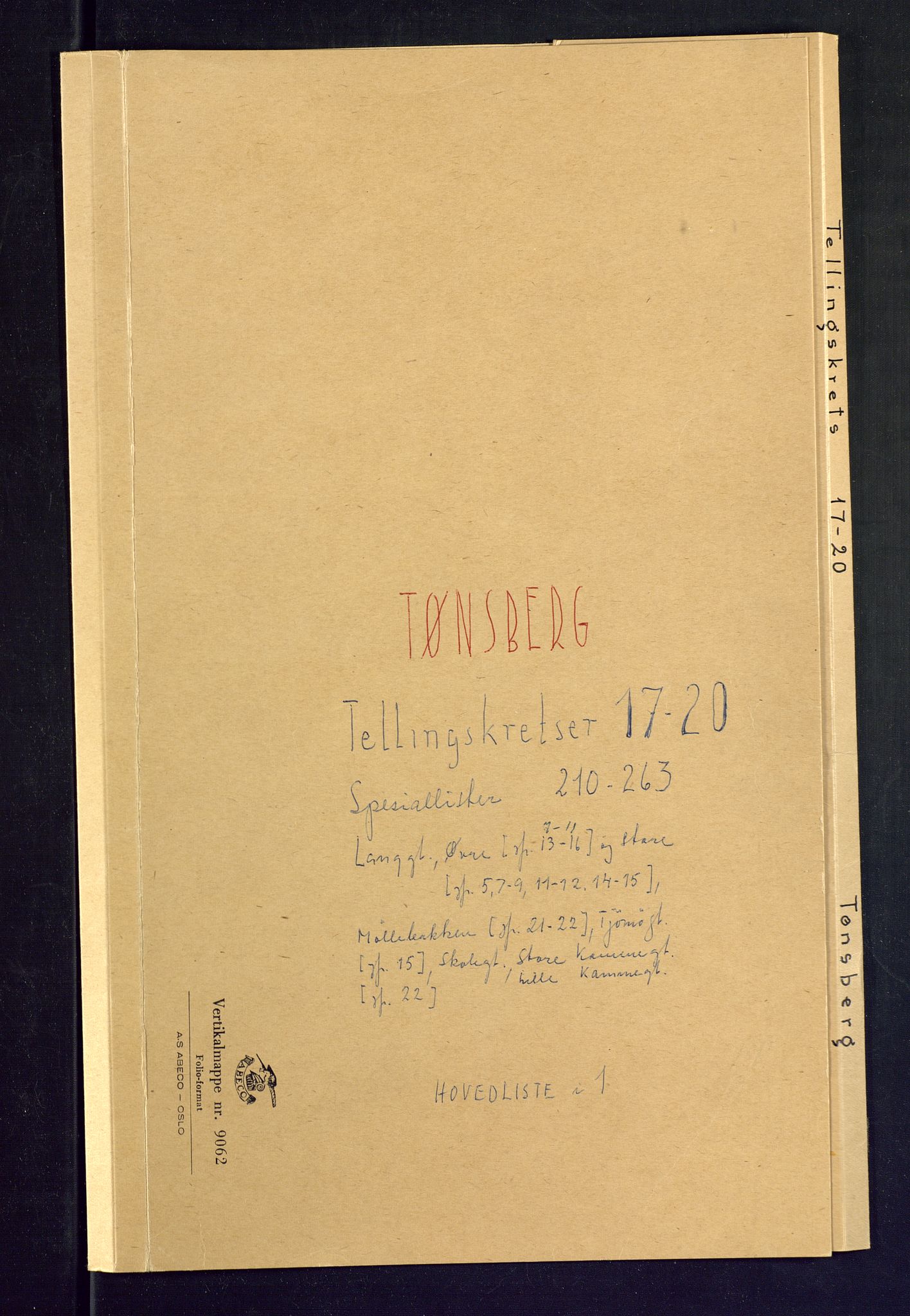 SAKO, 1875 census for 0705P Tønsberg, 1875, p. 9