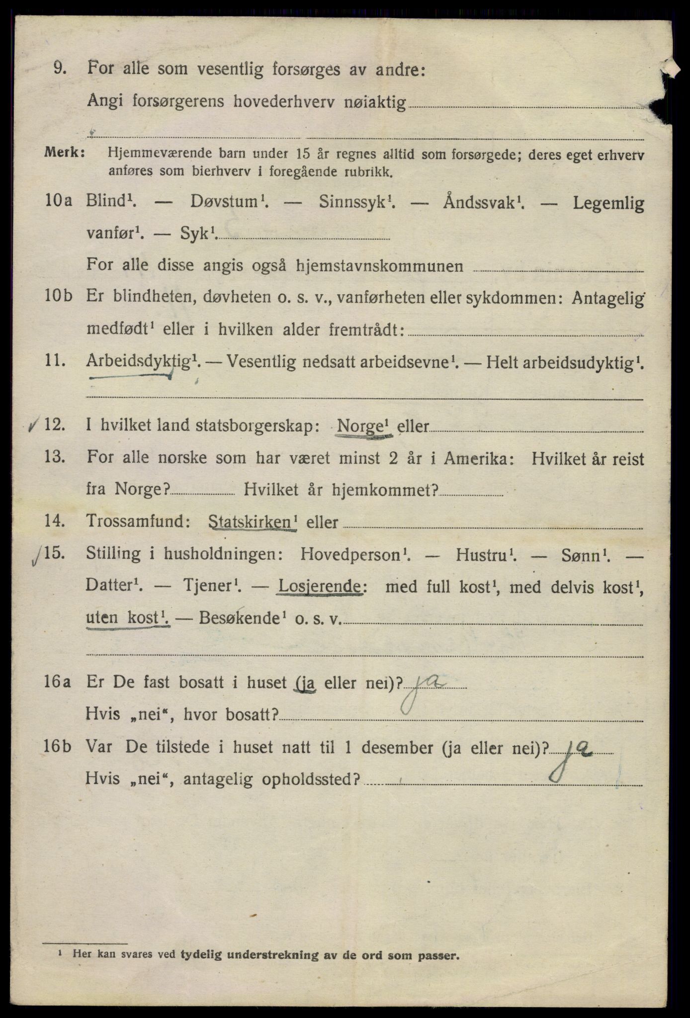 SAO, 1920 census for Kristiania, 1920, p. 269636