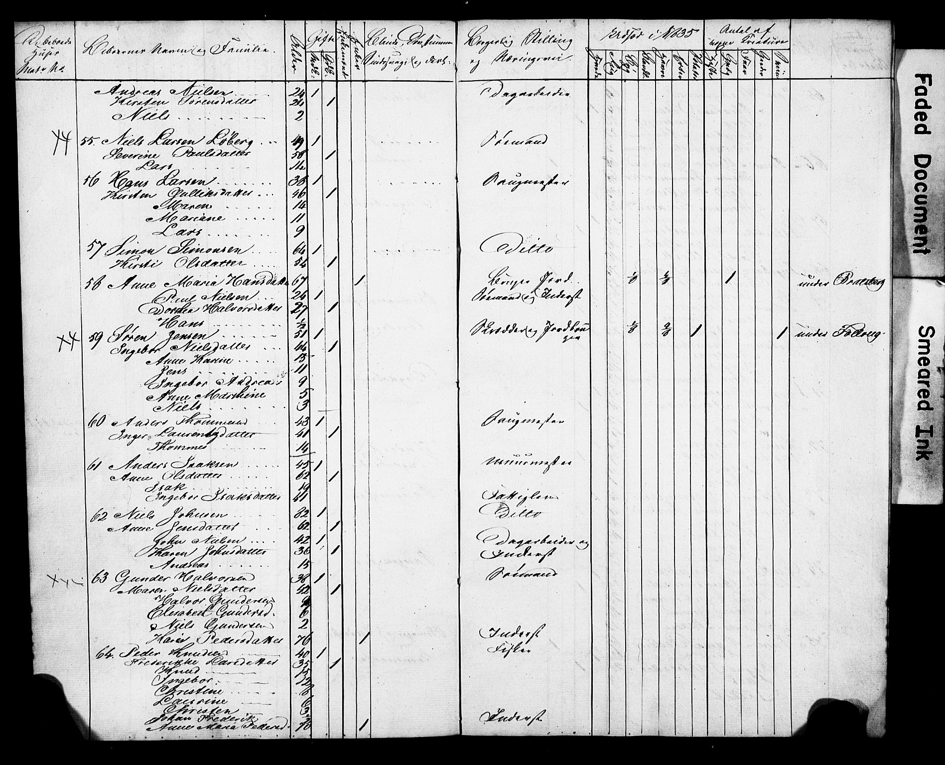 SAKO, 1835 Census for Gjerpen parish, Bratsbergkleven, Brekke nordre og søndre, 1835