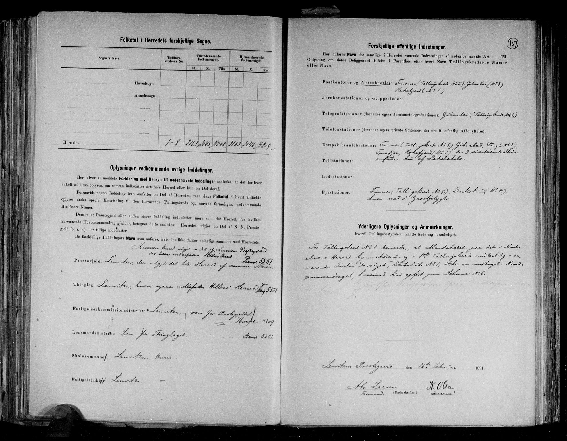 RA, 1891 census for 1931 Lenvik, 1891, p. 3