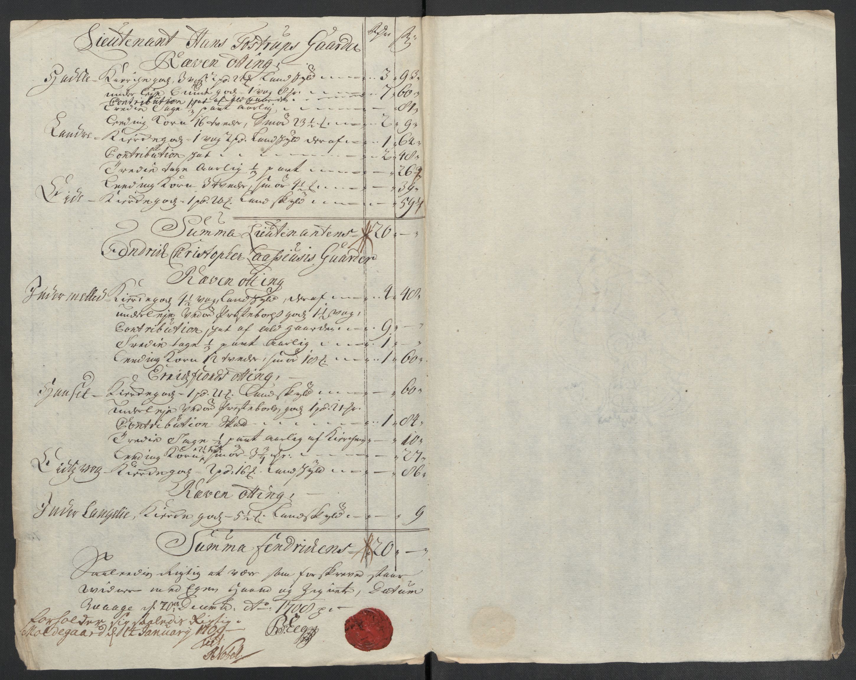 Rentekammeret inntil 1814, Reviderte regnskaper, Fogderegnskap, RA/EA-4092/R55/L3658: Fogderegnskap Romsdal, 1707-1708, p. 317