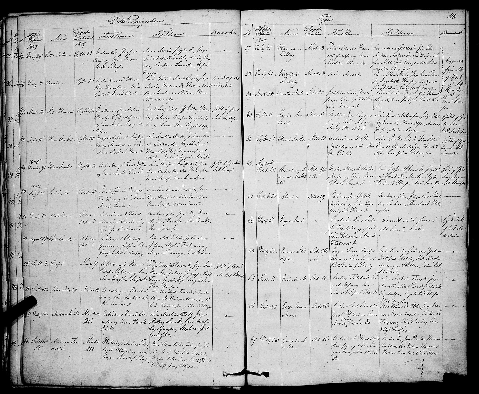 Larvik kirkebøker, AV/SAKO-A-352/F/Fa/L0002: Parish register (official) no. I 2, 1825-1847, p. 116