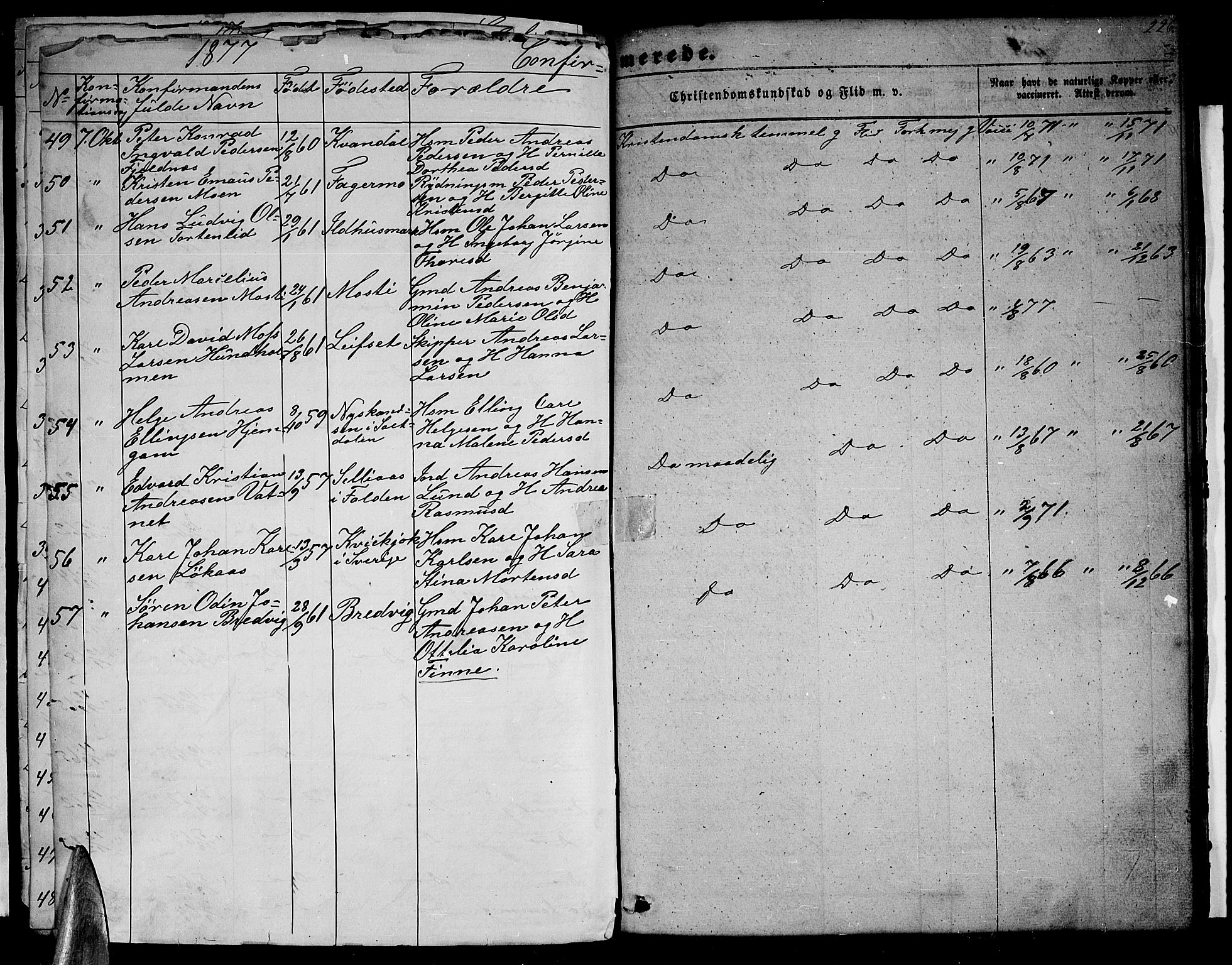 Ministerialprotokoller, klokkerbøker og fødselsregistre - Nordland, AV/SAT-A-1459/852/L0753: Parish register (copy) no. 852C04, 1856-1877, p. 226