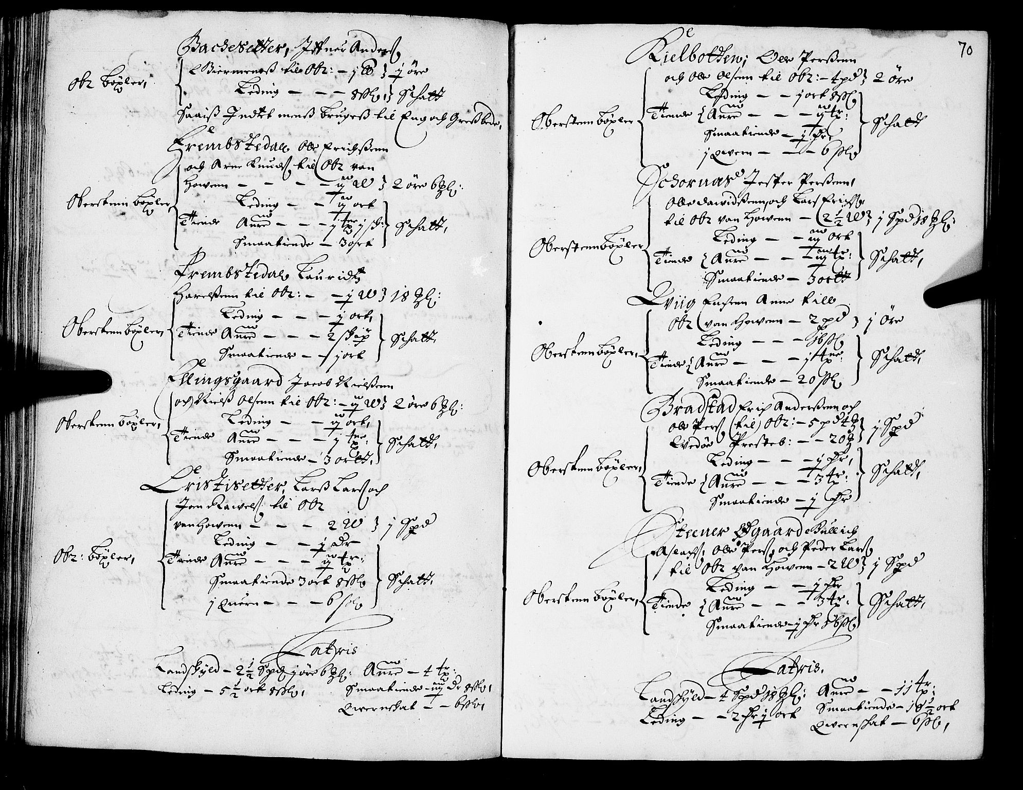 Rentekammeret inntil 1814, Realistisk ordnet avdeling, AV/RA-EA-4070/N/Nb/Nba/L0048: Romsdal fogderi, 1669, p. 69b-70a