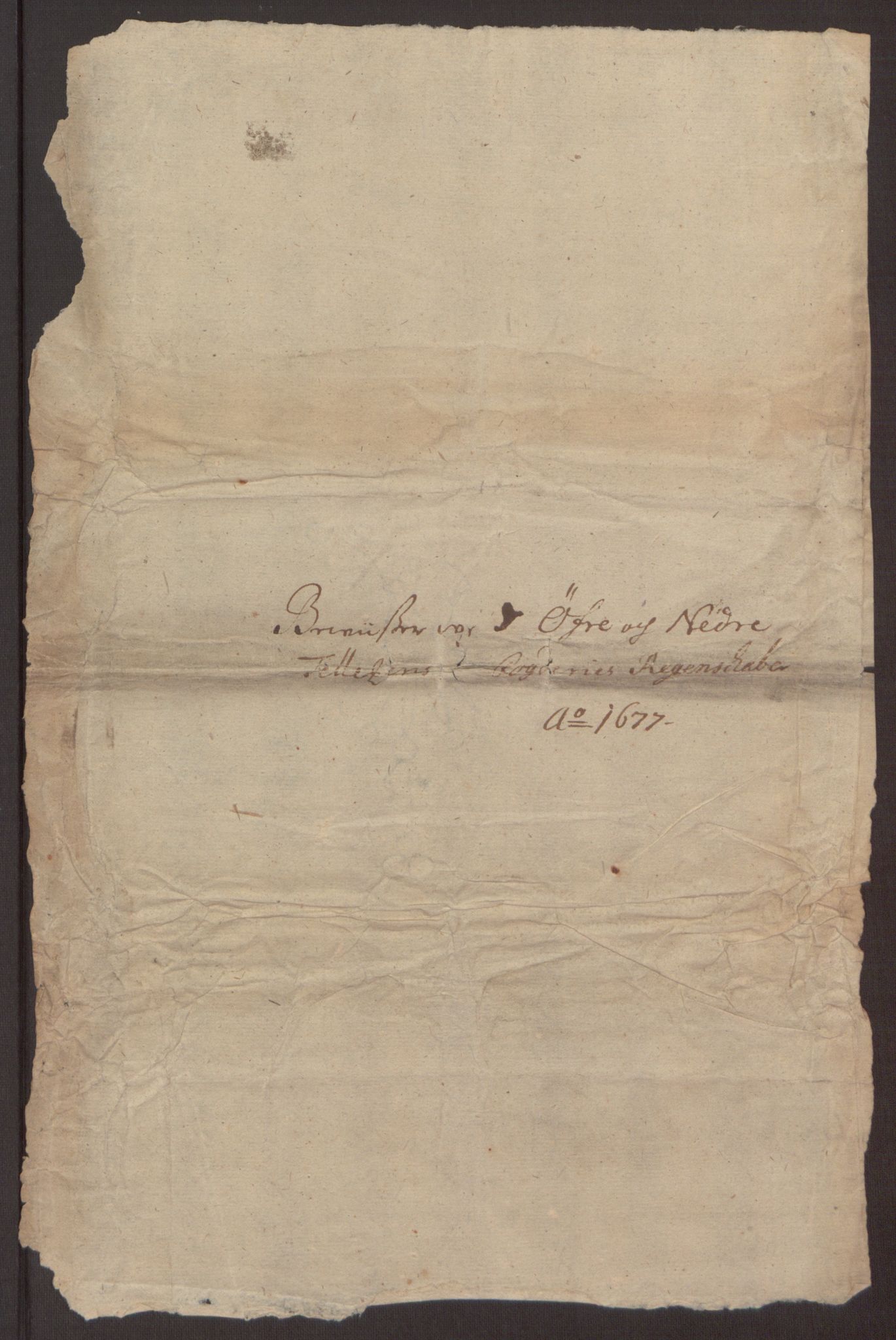 Rentekammeret inntil 1814, Reviderte regnskaper, Fogderegnskap, RA/EA-4092/R35/L2067: Fogderegnskap Øvre og Nedre Telemark, 1677, p. 349