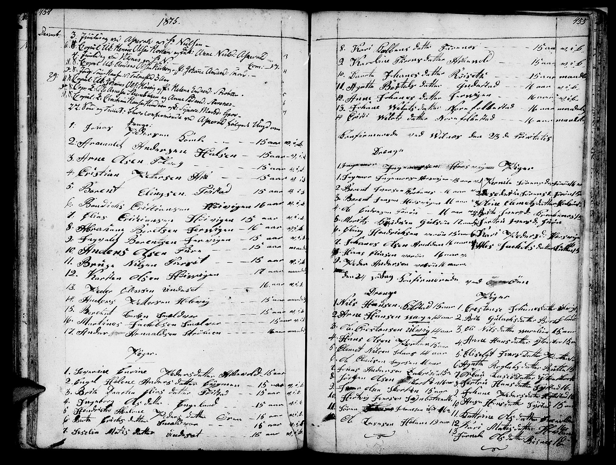 Askvoll sokneprestembete, SAB/A-79501/H/Haa/Haaa/L0009: Parish register (official) no. A 9, 1776-1821, p. 454-455