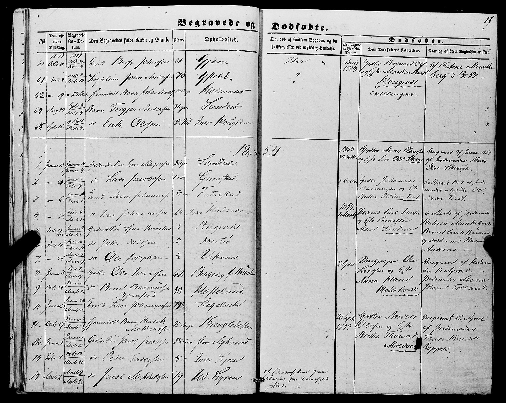 Lindås Sokneprestembete, SAB/A-76701/H/Haa: Parish register (official) no. A 15, 1848-1862, p. 17