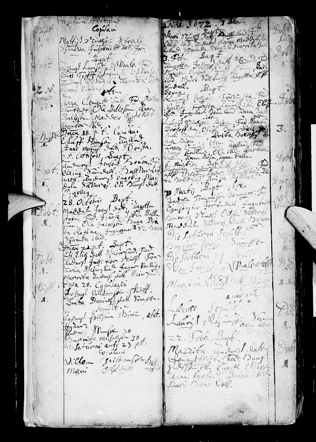 Os sokneprestembete, SAB/A-99929: Parish register (official) no. A 6, 1669-1719, p. 5