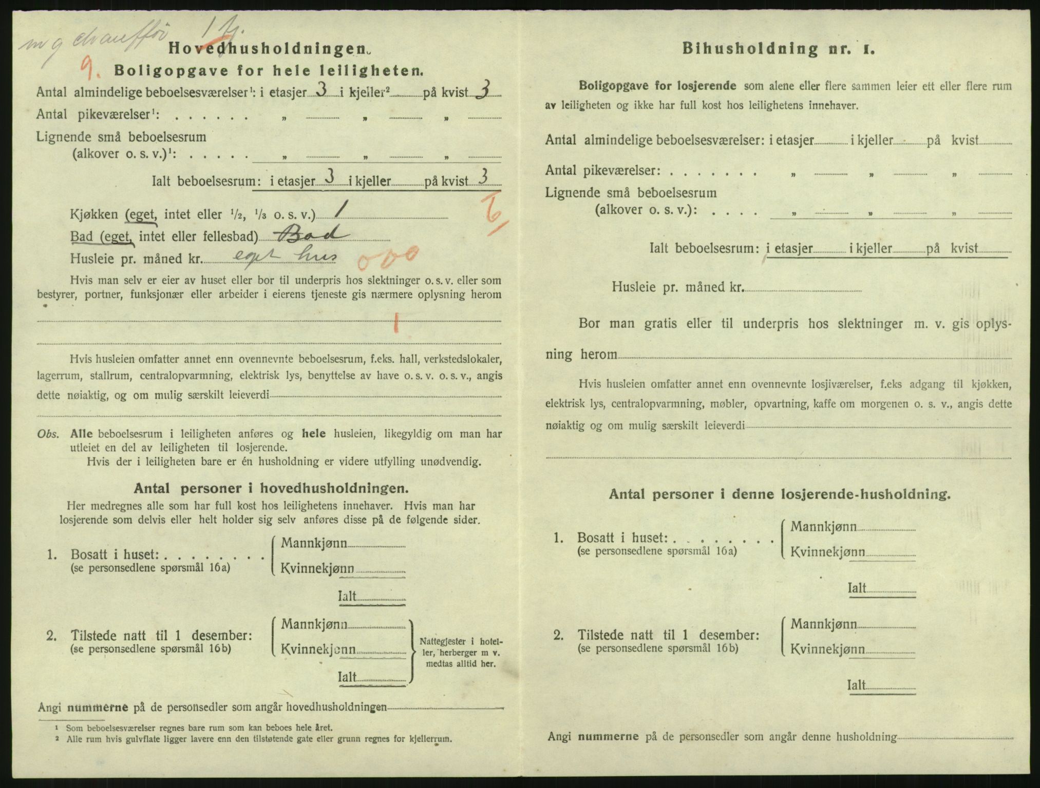 SAK, 1920 census for Grimstad, 1920, p. 1208