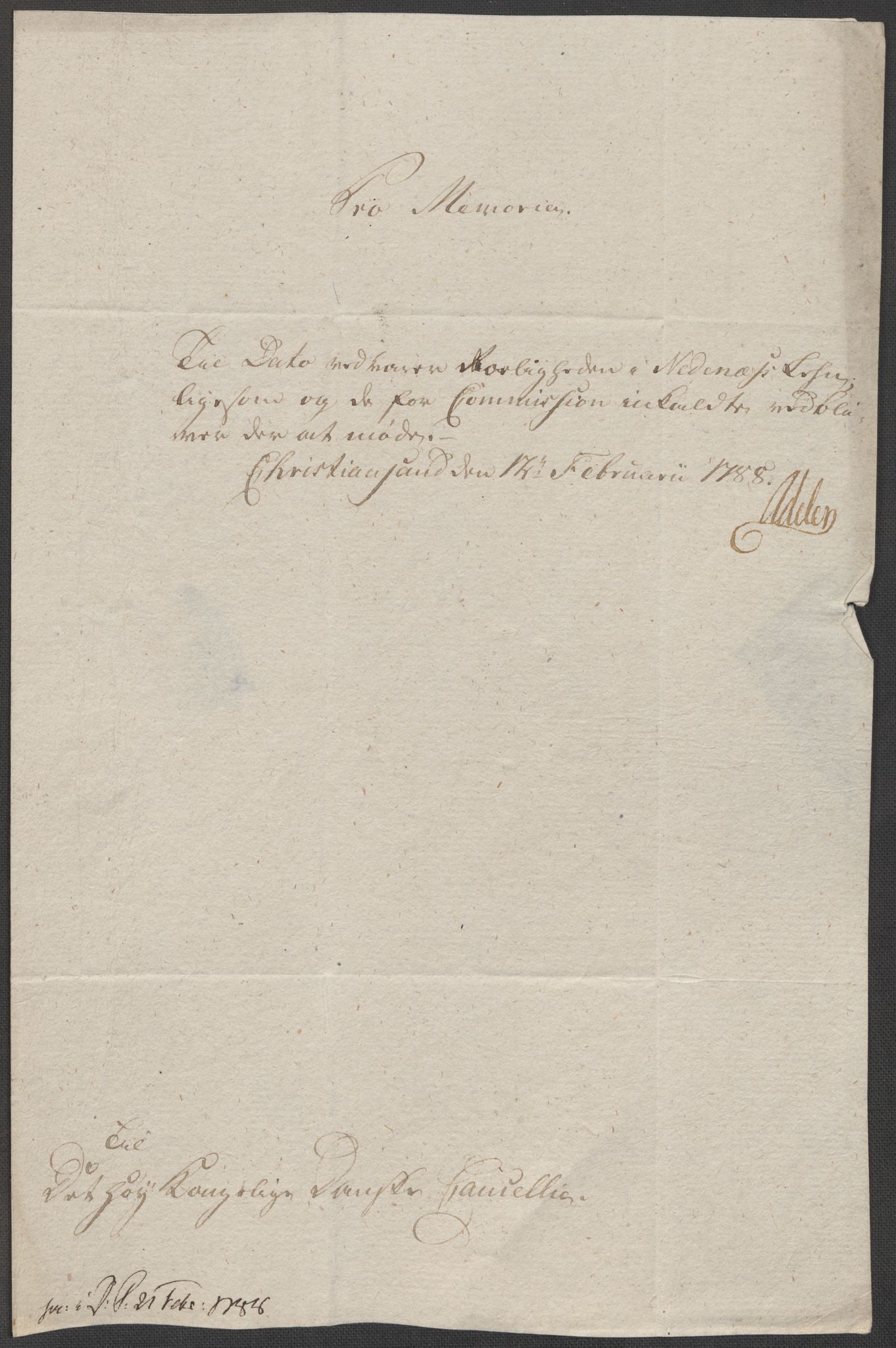 Danske Kanselli, Skapsaker, AV/RA-EA-4061/F/L0102: Skap 16, pakke 7 VIII, 1787-1800, p. 184