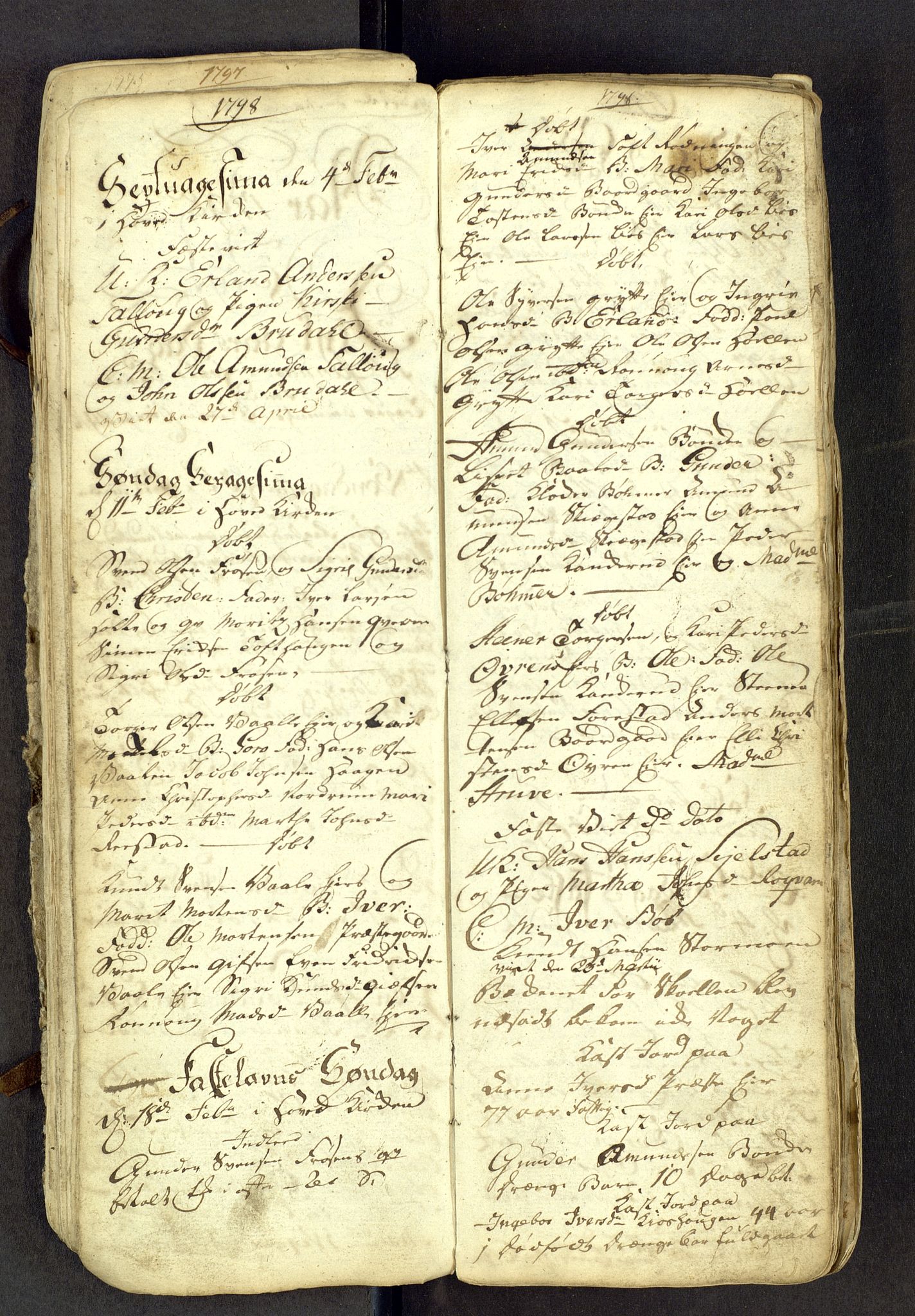 Gausdal prestekontor, SAH/PREST-090/H/Ha: Parish register draft no. -, 1794-1811