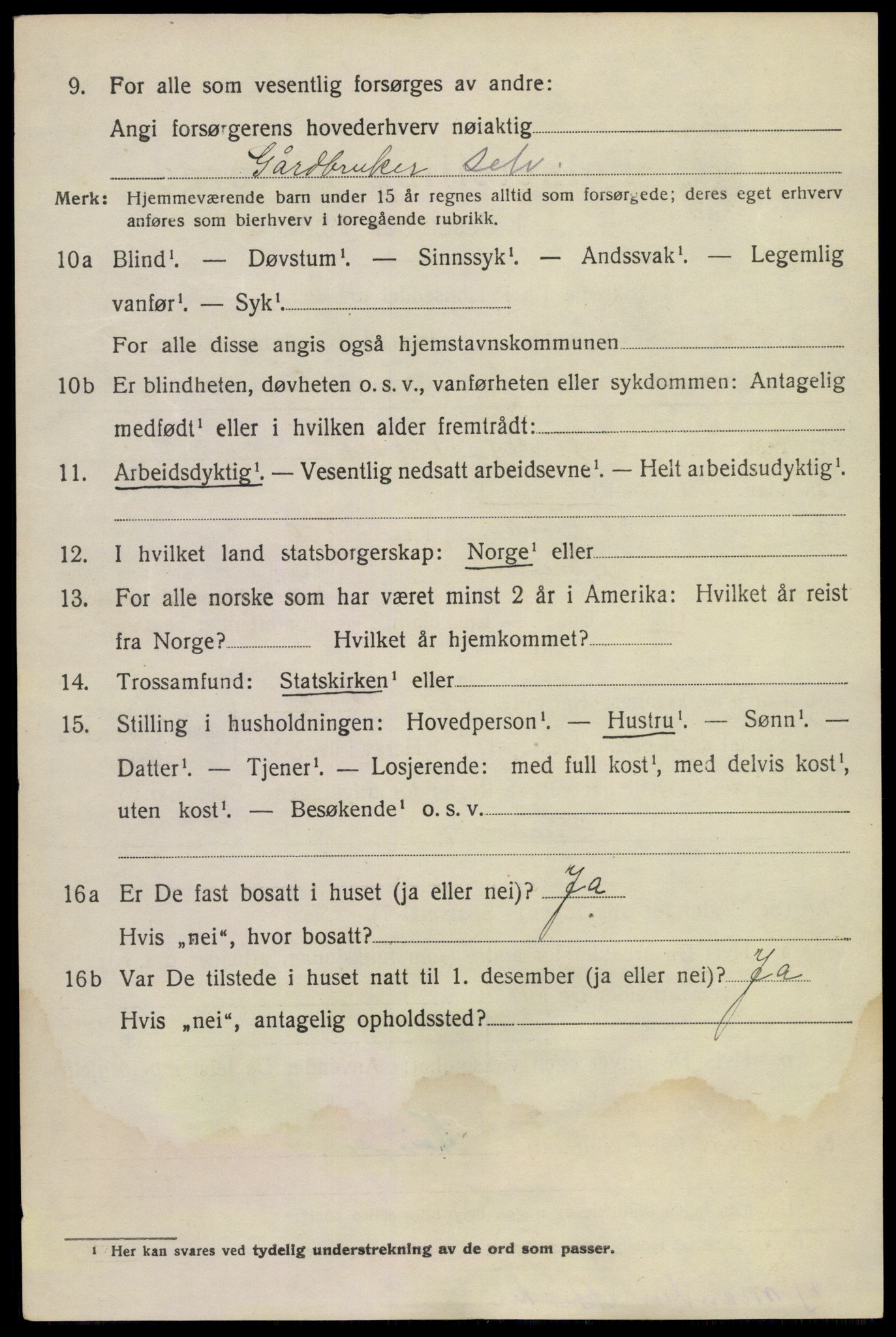 SAKO, 1920 census for Rollag, 1920, p. 957