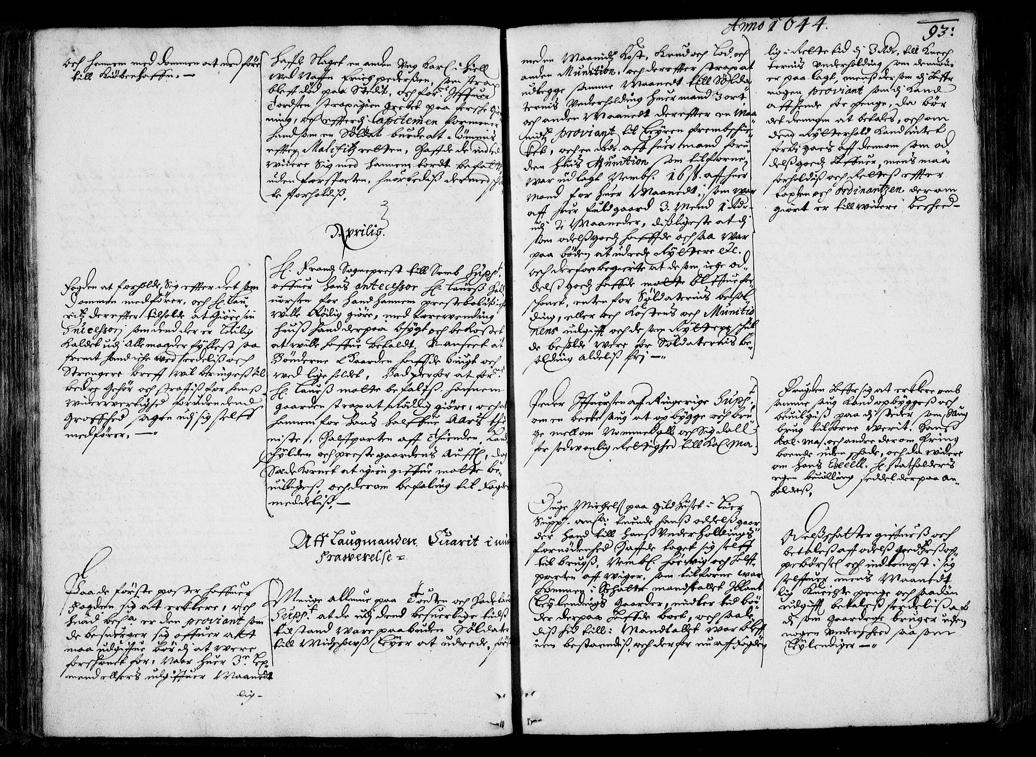 Stattholderembetet 1572-1771, AV/RA-EA-2870/Ac/L0001: Supplikasjons- og resolusjonsprotokoll, 1642-1650, p. 92b-93a