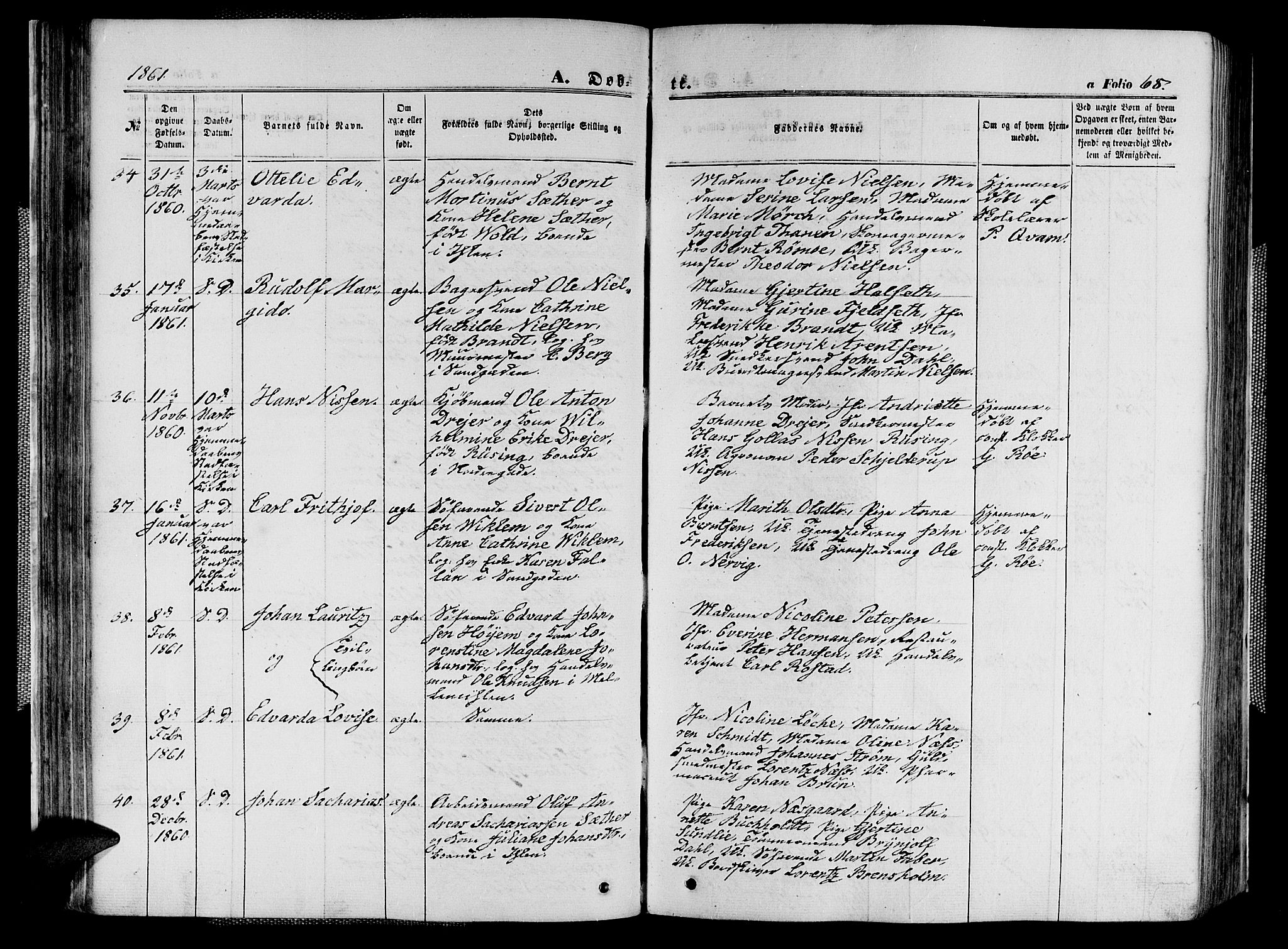 Ministerialprotokoller, klokkerbøker og fødselsregistre - Sør-Trøndelag, AV/SAT-A-1456/602/L0139: Parish register (copy) no. 602C07, 1859-1864, p. 68