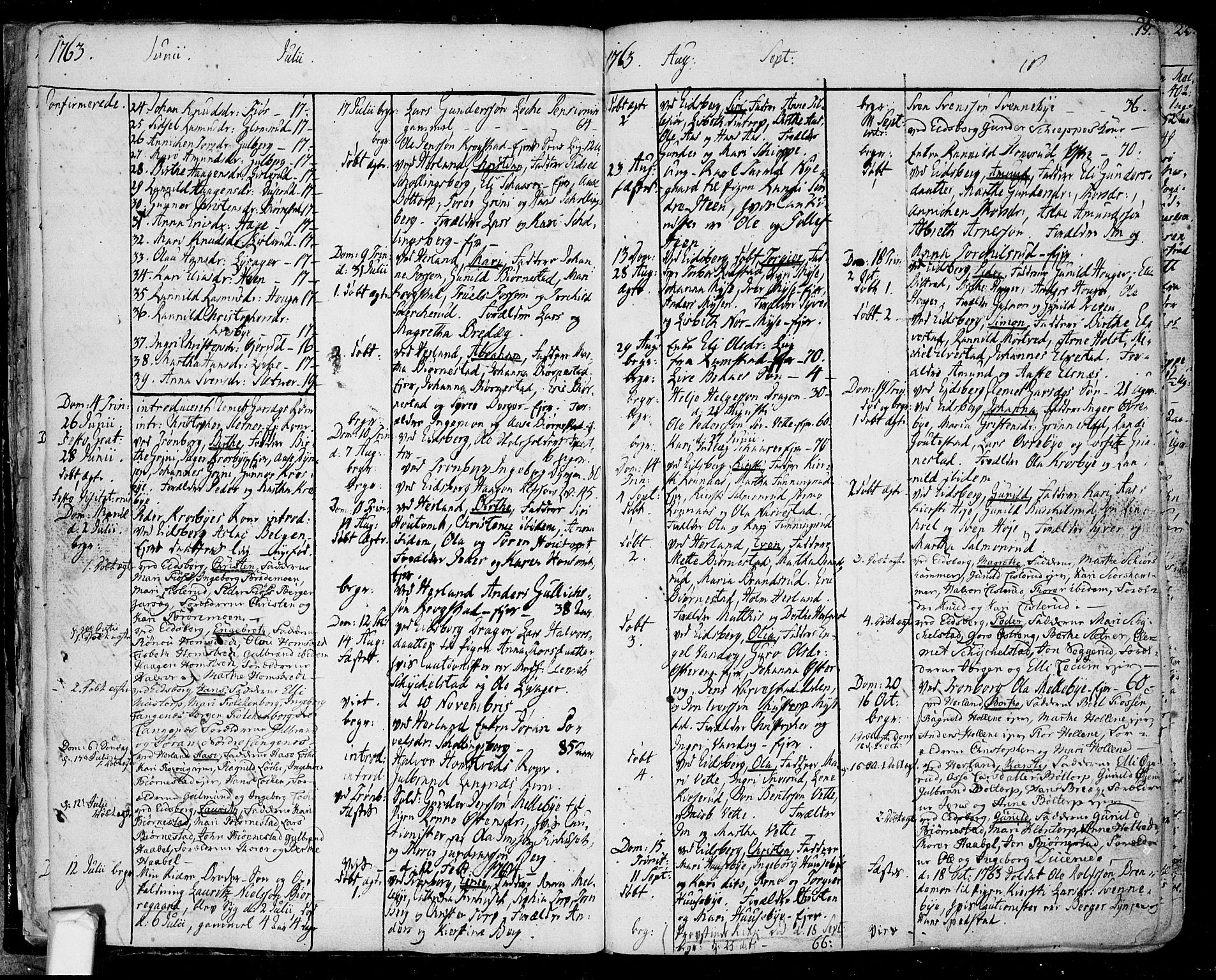 Eidsberg prestekontor Kirkebøker, SAO/A-10905/F/Fa/L0004: Parish register (official) no. I 4, 1759-1788, p. 19