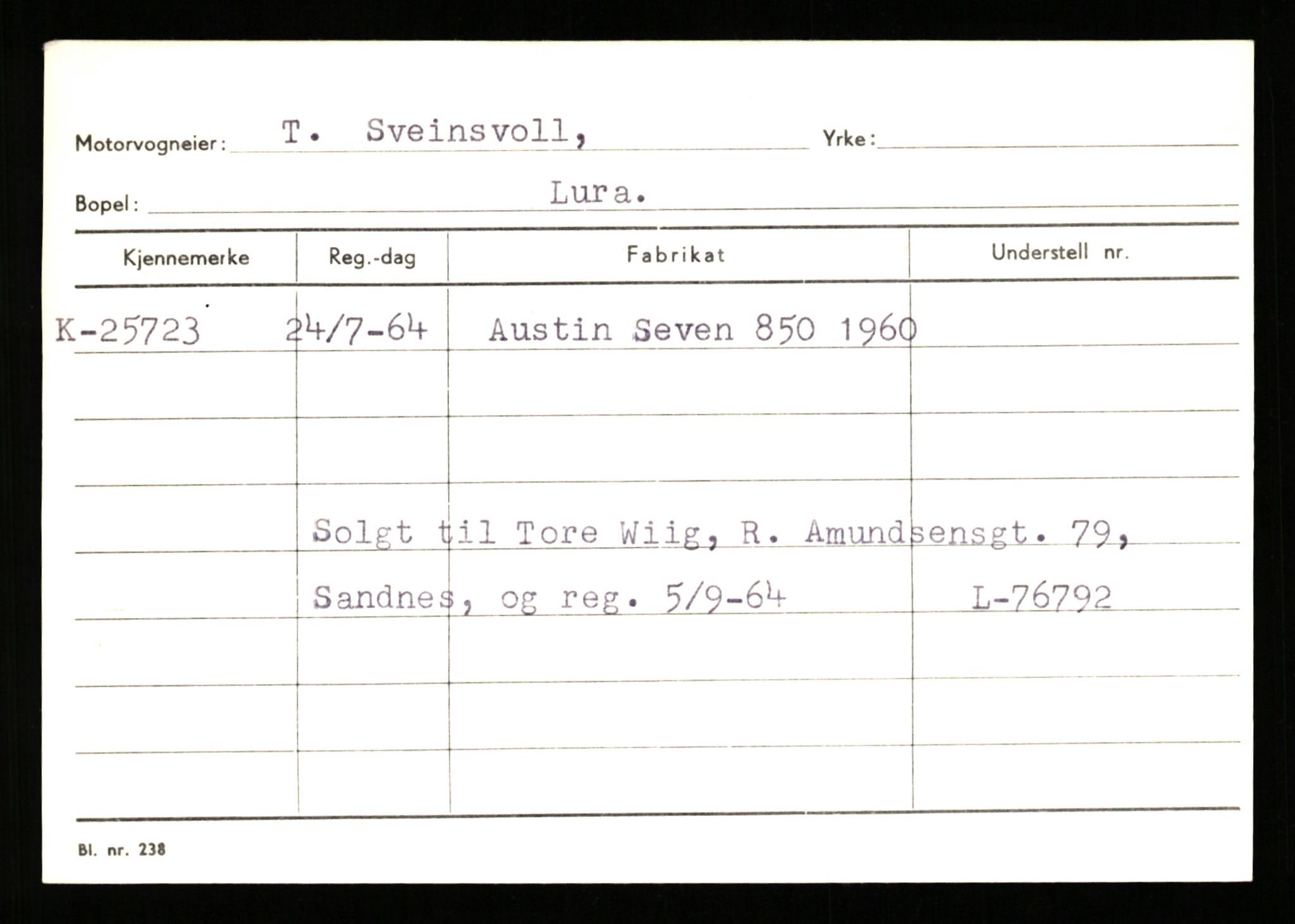 Stavanger trafikkstasjon, AV/SAST-A-101942/0/G/L0005: Registreringsnummer: 23000 - 34245, 1930-1971, p. 923