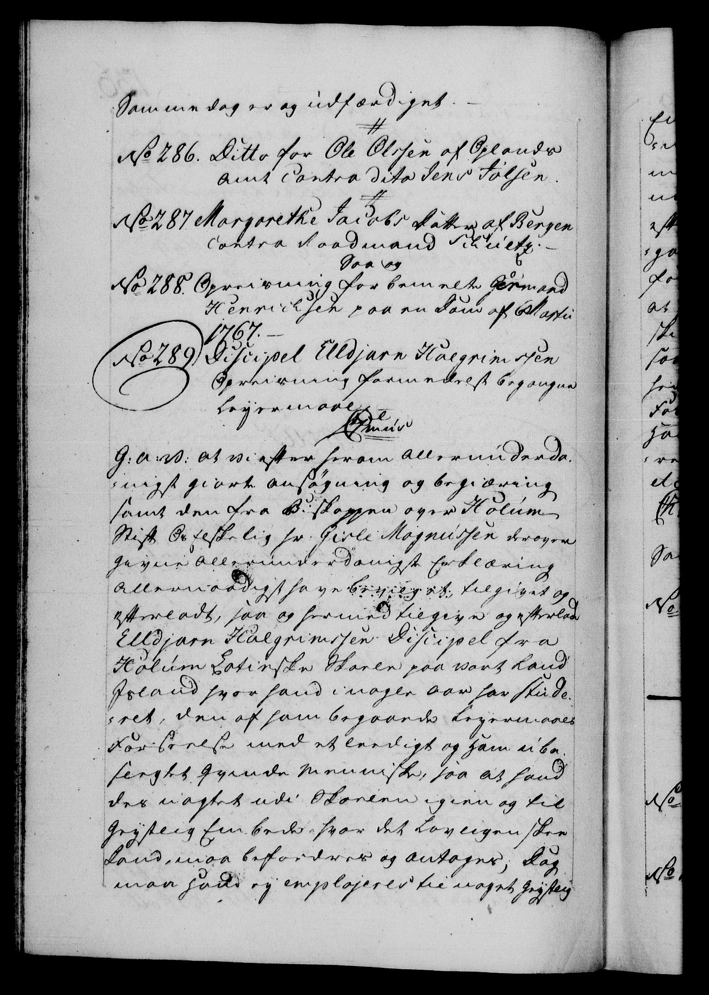 Danske Kanselli 1572-1799, AV/RA-EA-3023/F/Fc/Fca/Fcaa/L0044: Norske registre, 1769-1771, p. 136b