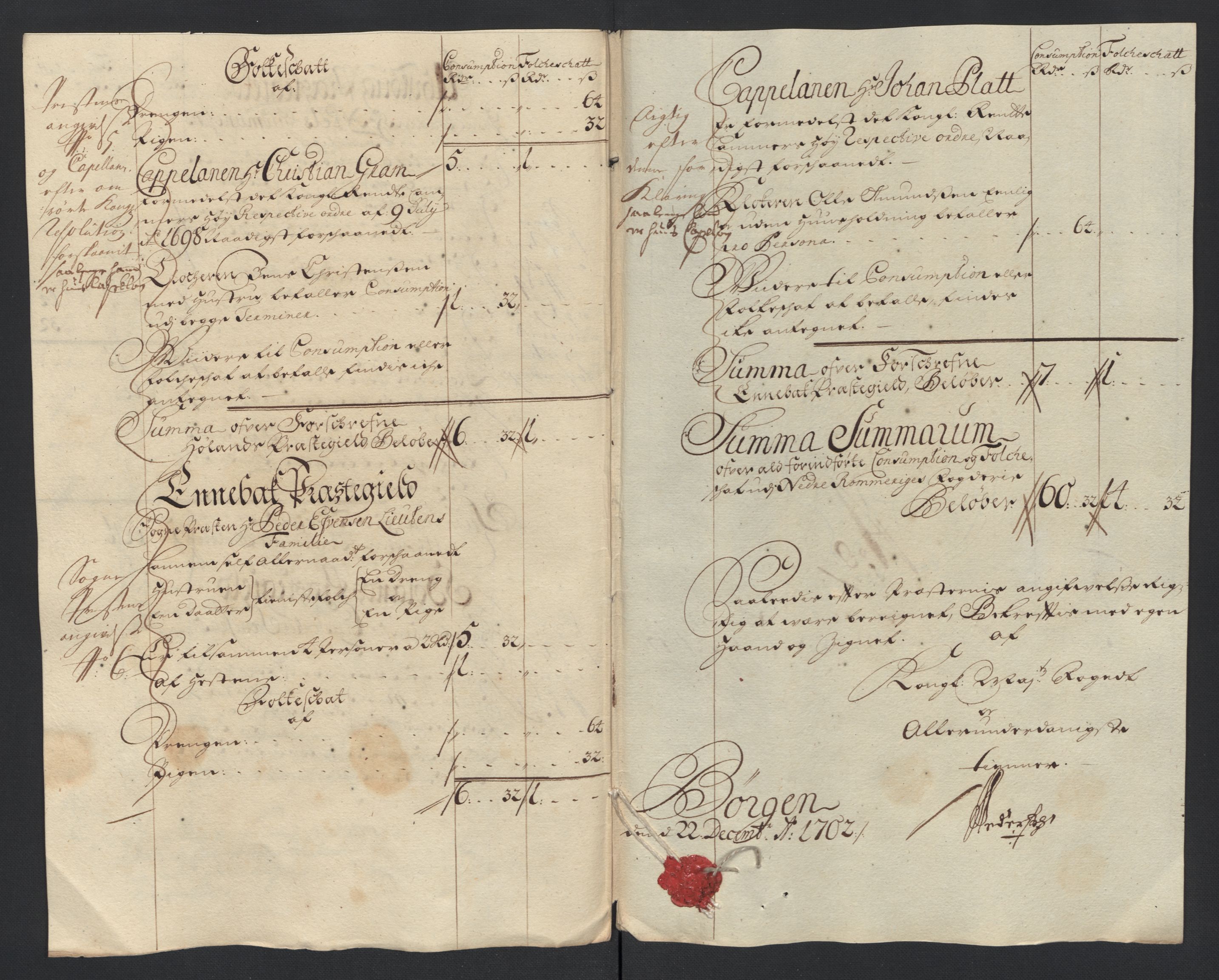 Rentekammeret inntil 1814, Reviderte regnskaper, Fogderegnskap, AV/RA-EA-4092/R11/L0585: Fogderegnskap Nedre Romerike, 1702, p. 182