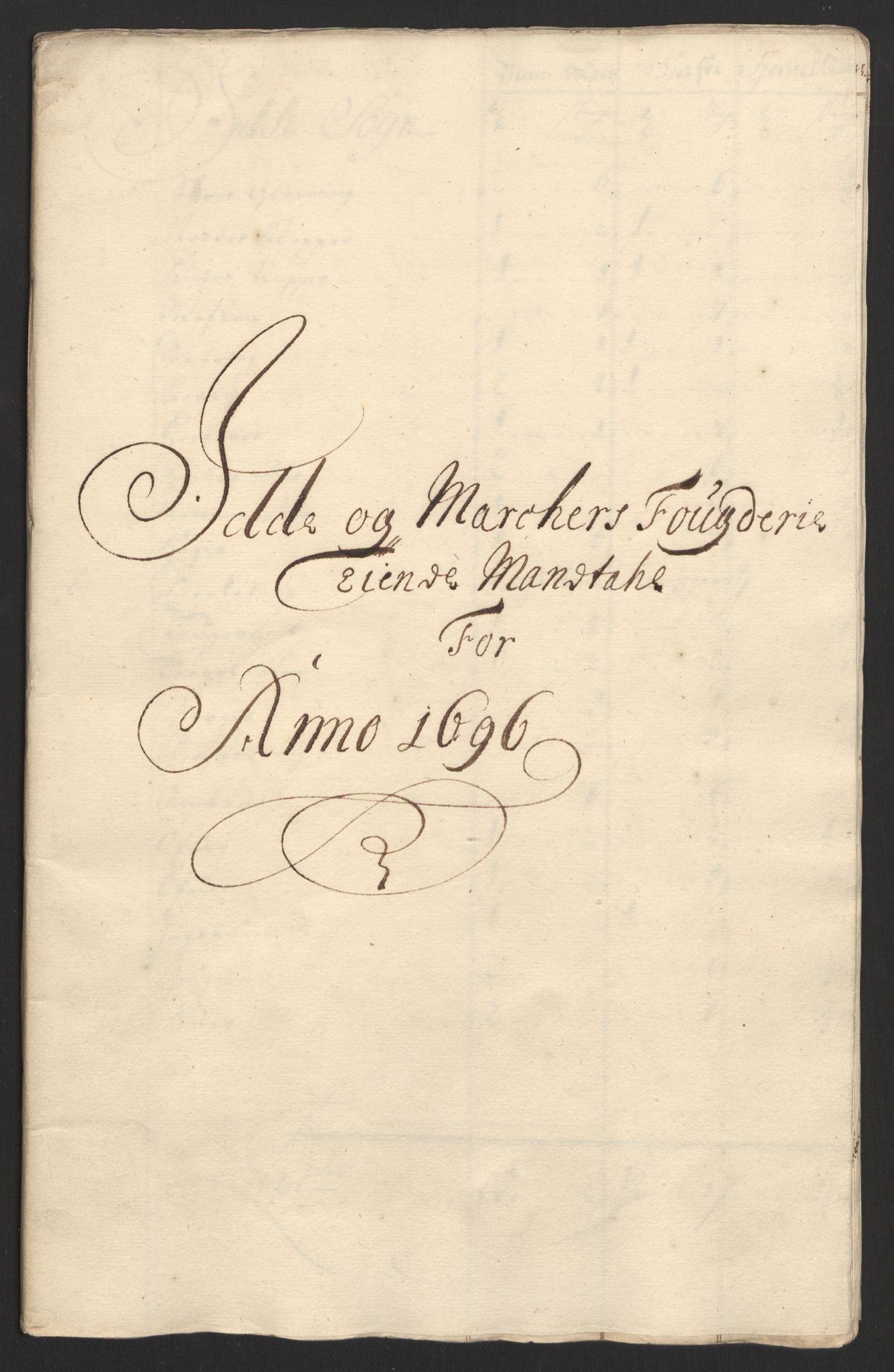 Rentekammeret inntil 1814, Reviderte regnskaper, Fogderegnskap, AV/RA-EA-4092/R01/L0013: Fogderegnskap Idd og Marker, 1696-1698, p. 95