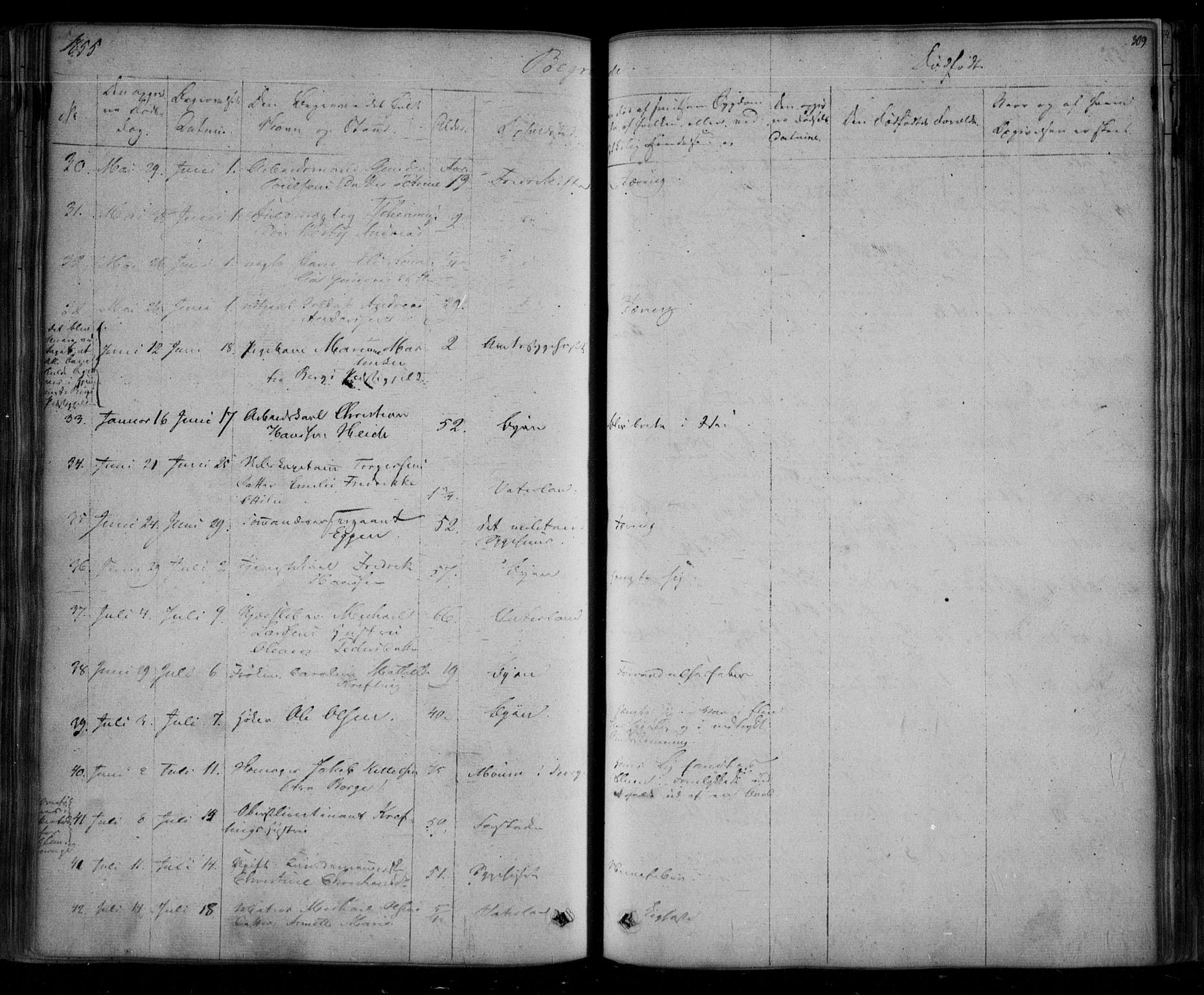 Fredrikstad prestekontor Kirkebøker, AV/SAO-A-11082/F/Fa/L0005: Parish register (official) no. 5, 1835-1856, p. 309