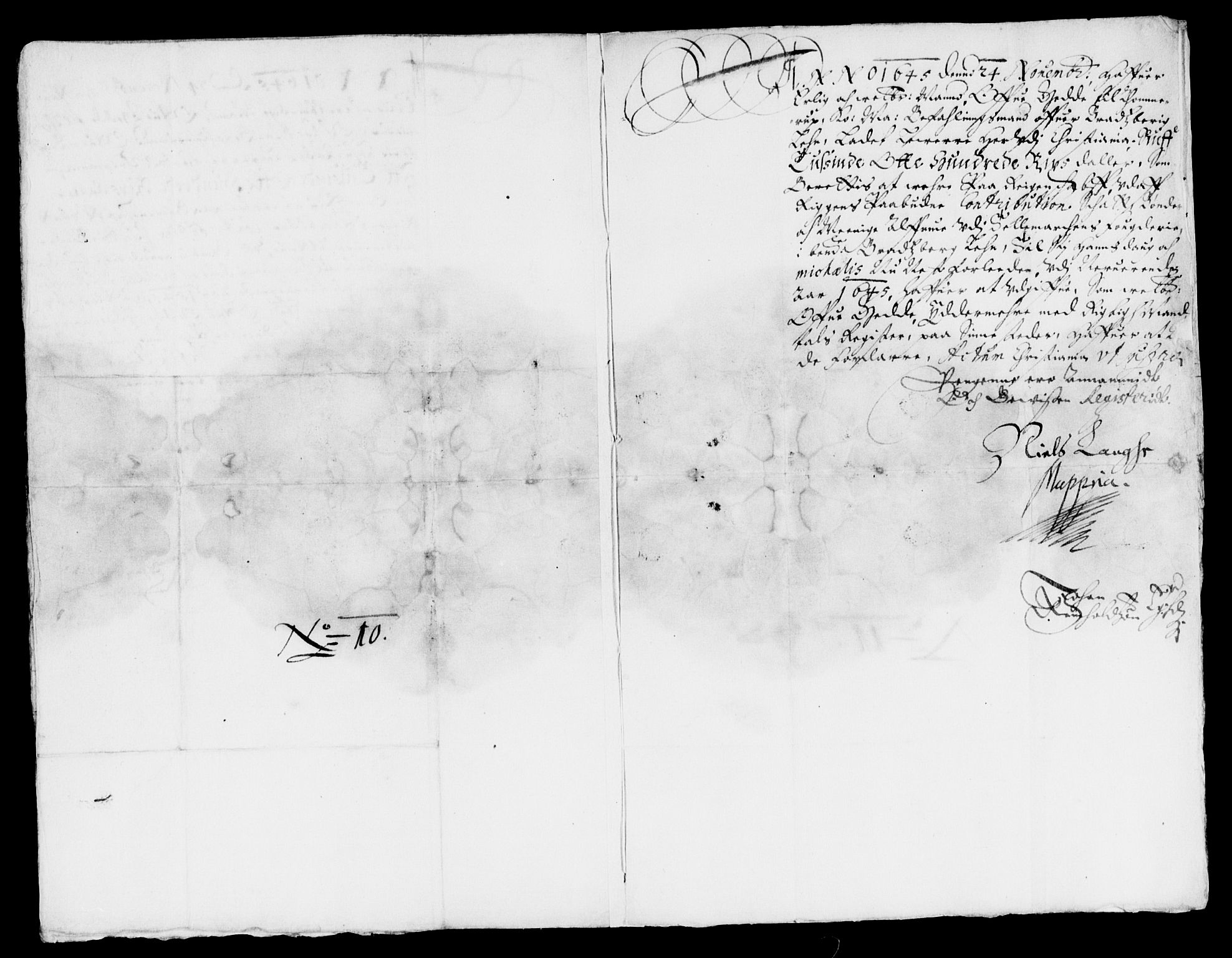 Rentekammeret inntil 1814, Reviderte regnskaper, Lensregnskaper, RA/EA-5023/R/Rb/Rbp/L0032: Bratsberg len, 1645-1647