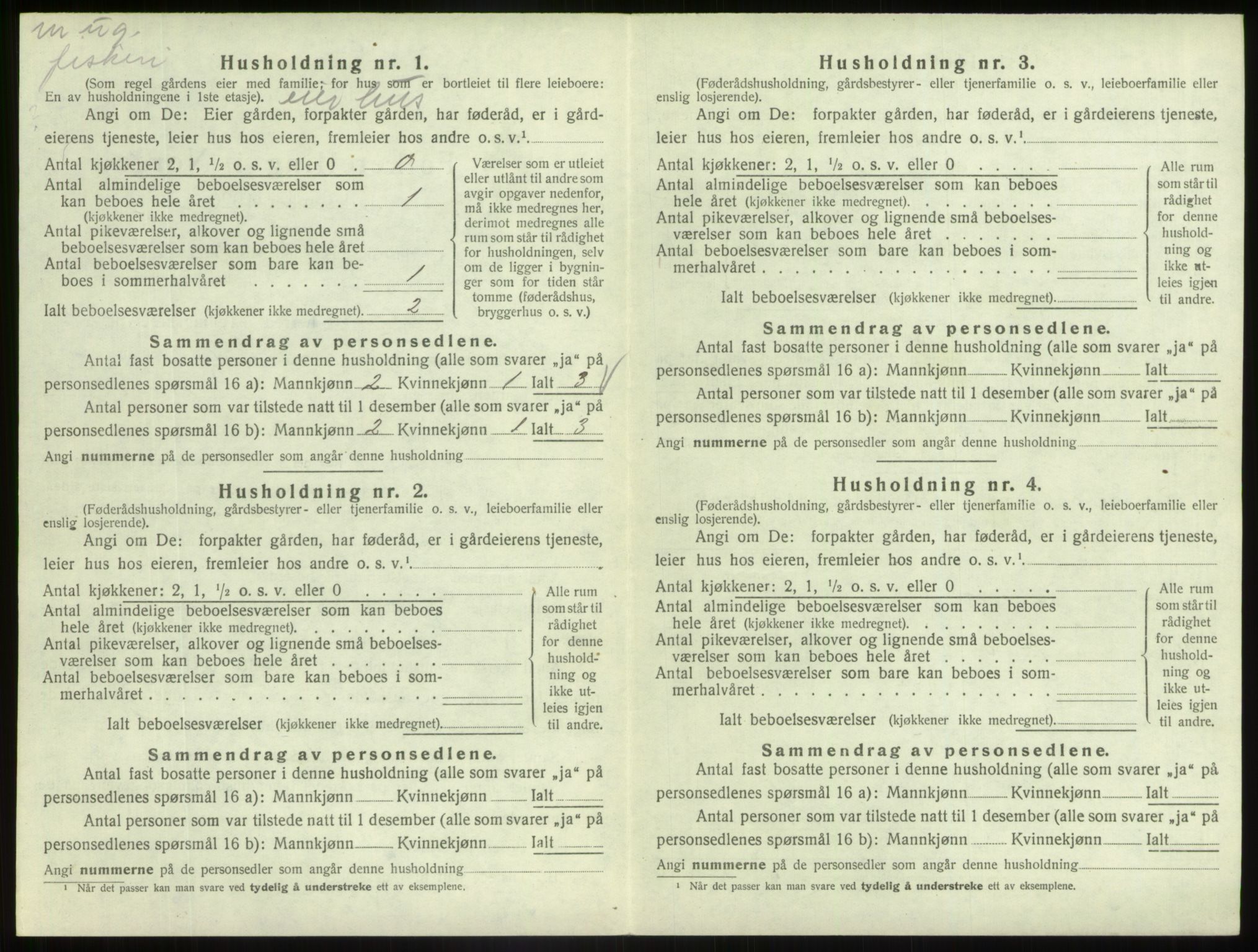 SAB, 1920 census for Askvoll, 1920, p. 768