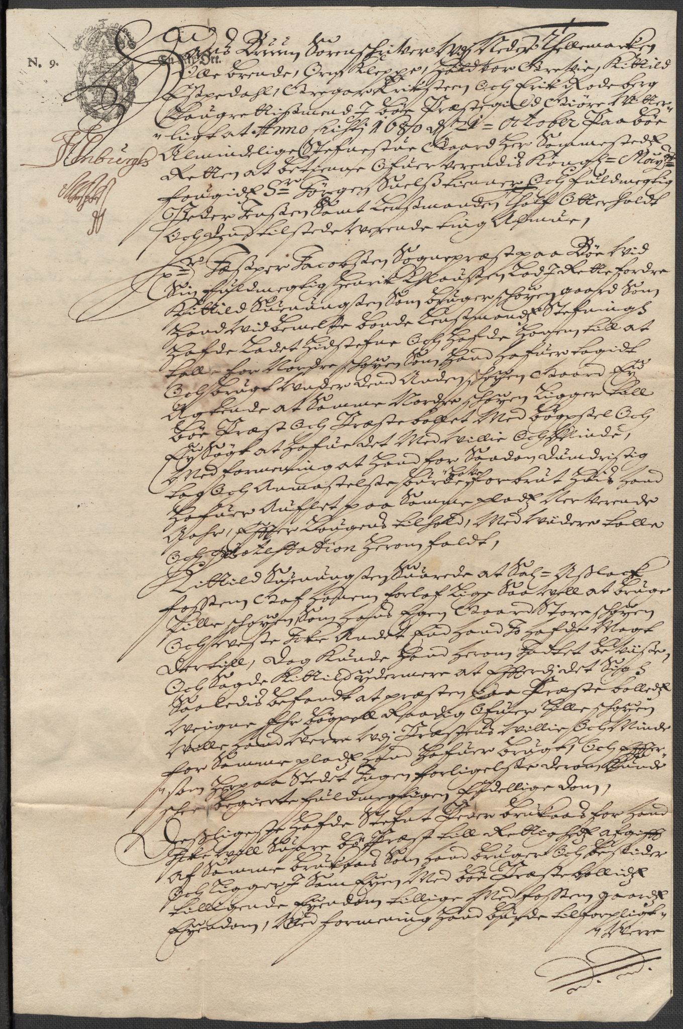 Riksarkivets diplomsamling, AV/RA-EA-5965/F15/L0027: Prestearkiv - Telemark, 1587-1738, p. 141